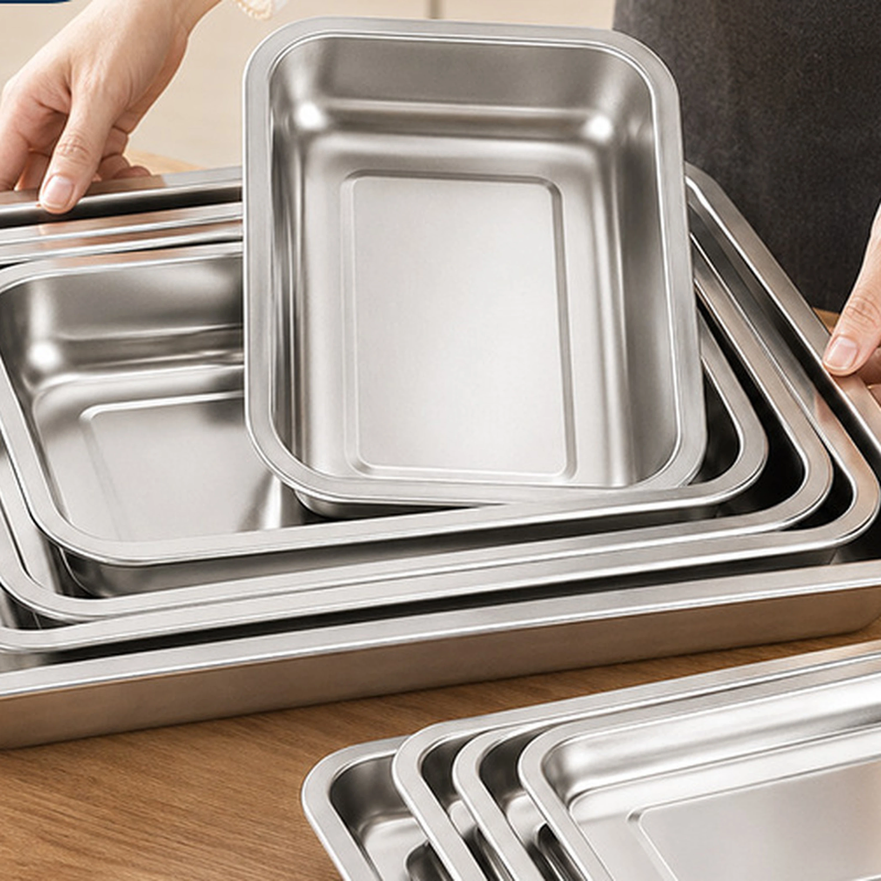 Bandeja para Horno 27/32/36/40/45cm de Acero Inoxidable image 1