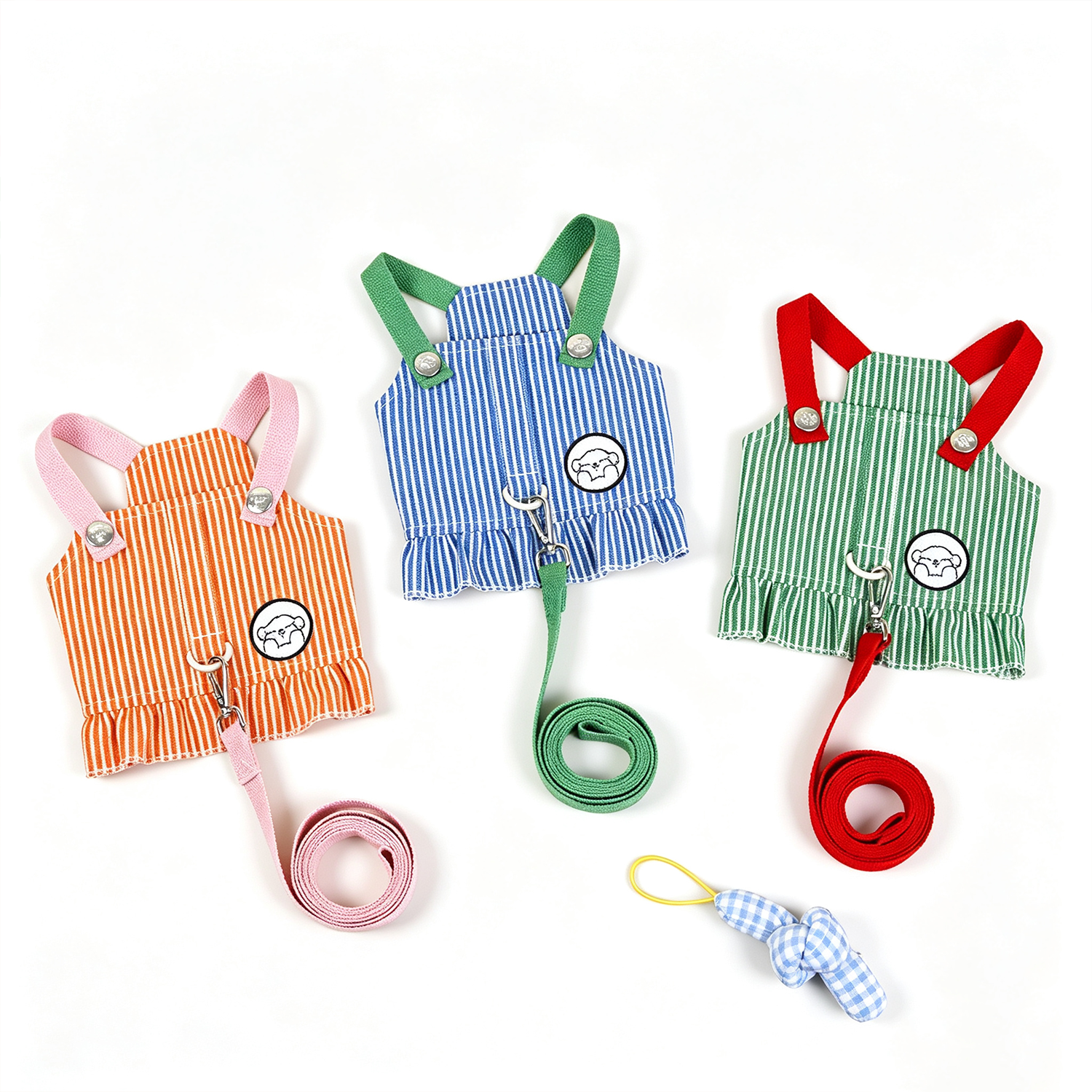 Impermeable con Rayas para Mascotas 25cm Poliéster Surtido