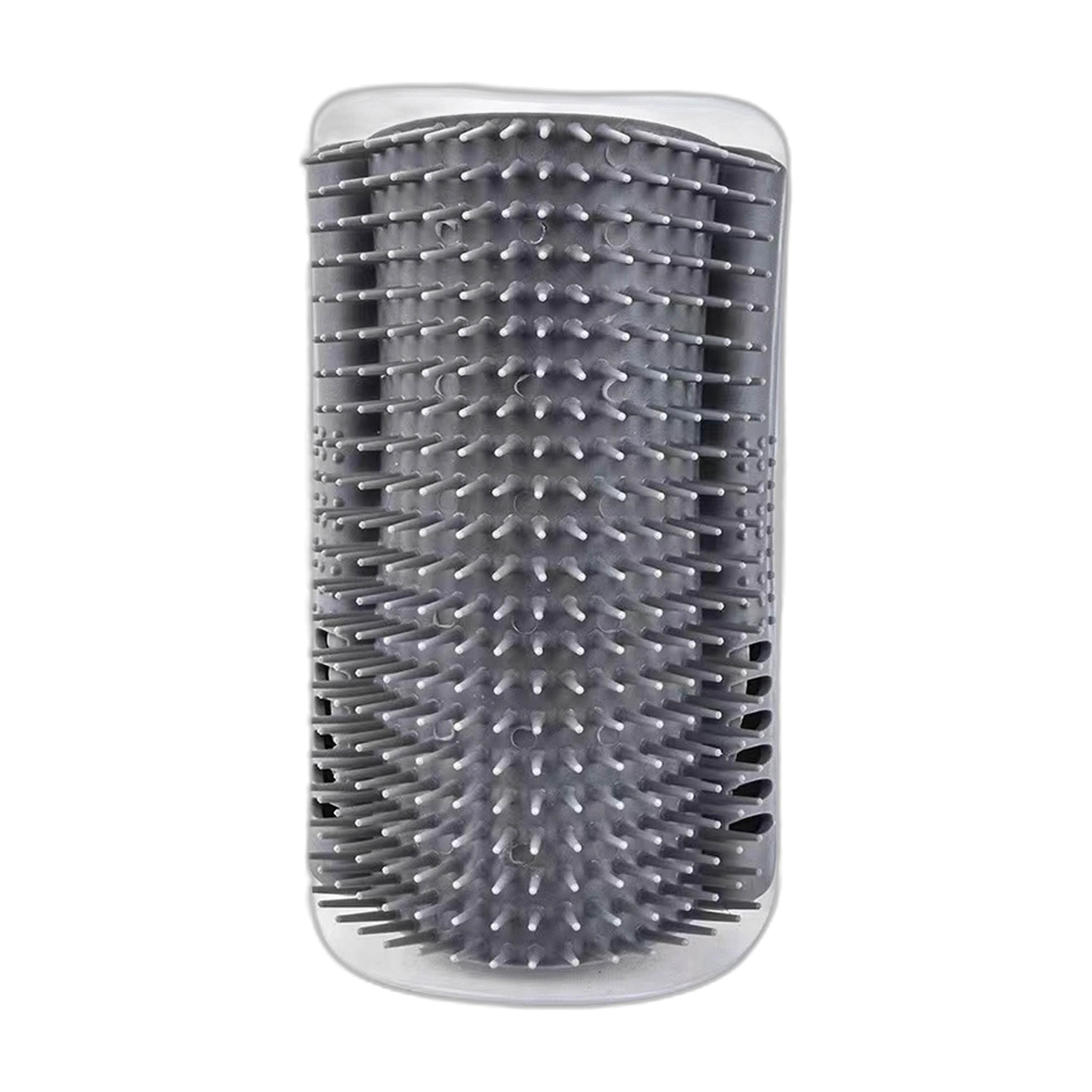 15.4*8.5cm Rascador para Gato Plástico Gris