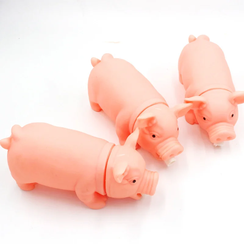Juguete para Mascotas 9cm Vinilo Rosa Cerdito image 2