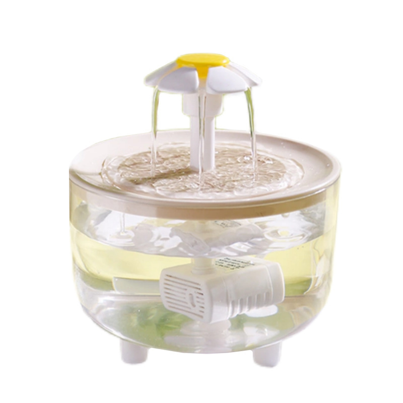 Dispensador de Agua con Forma de Flor USB 15*16cm Plástico+Metal