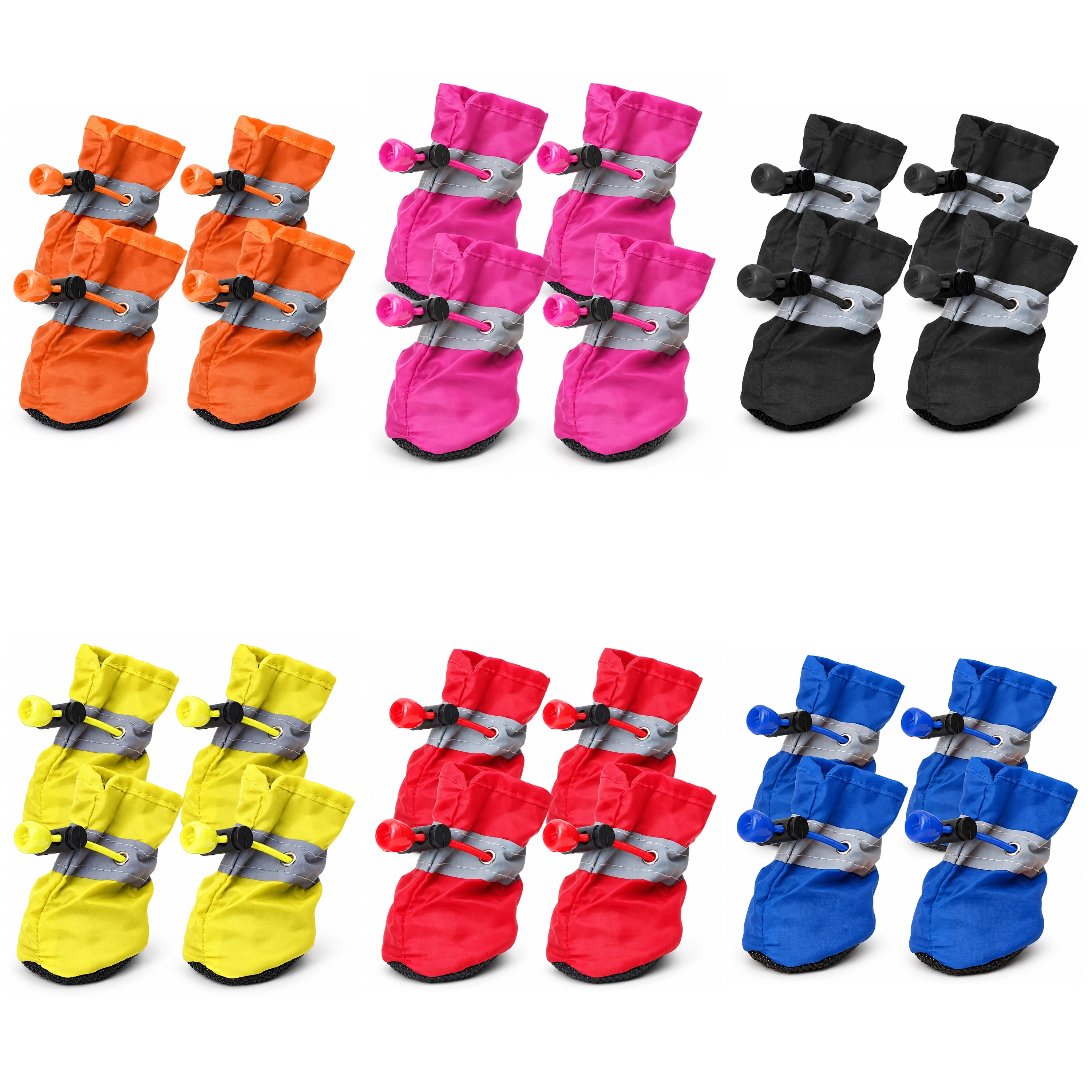 4.2*3.2*3cm para Perro Antideslizante Reflectante Zapatos Lona Oxford Surtido image 2