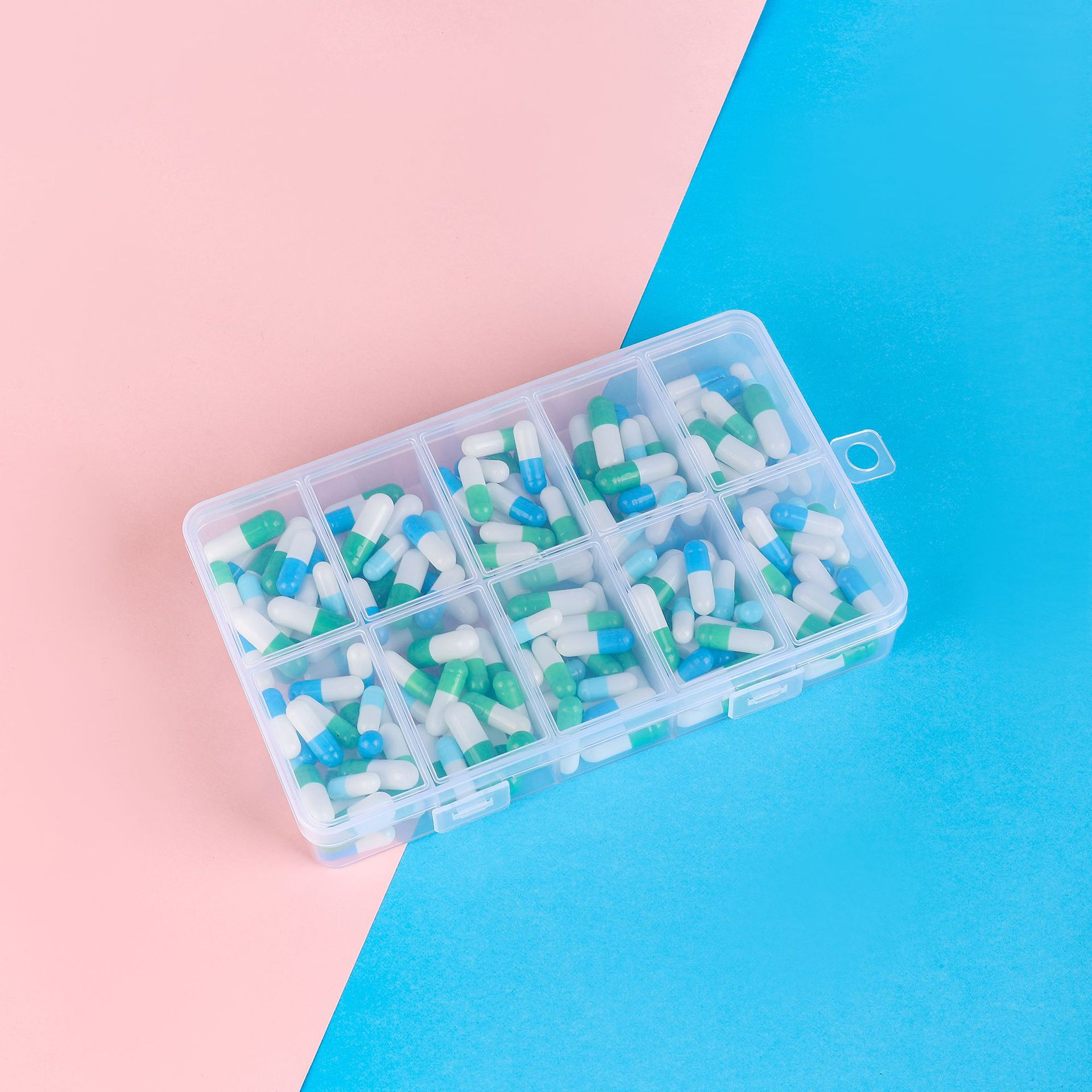 Caja de Almacenamiento 16.2*10*2.6cm Plástico Reforzado Transparente