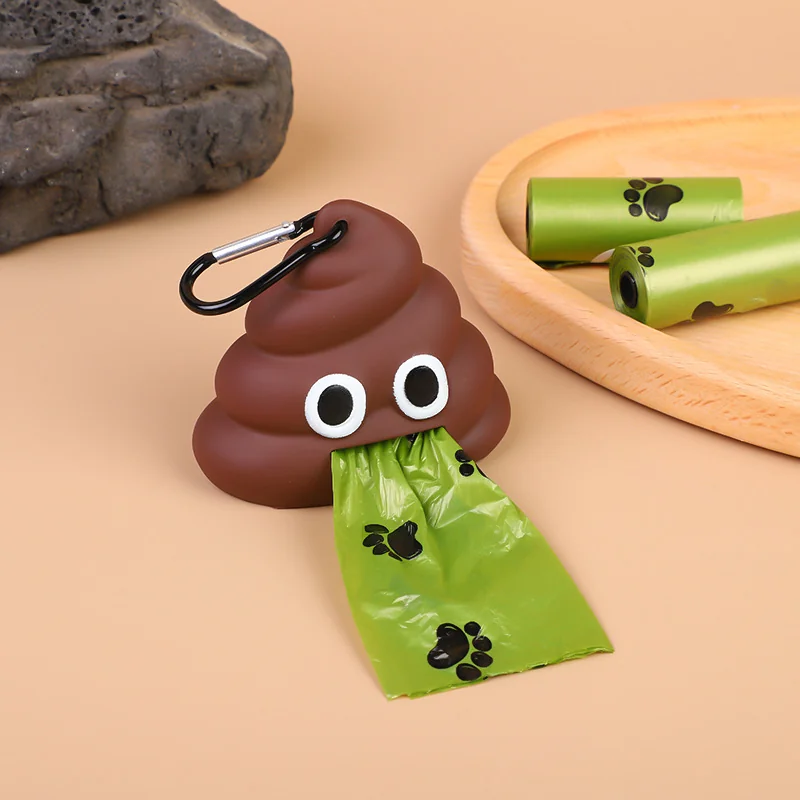 Recogedor de Heces para Mascotas 8×8×9cm Plástico Café