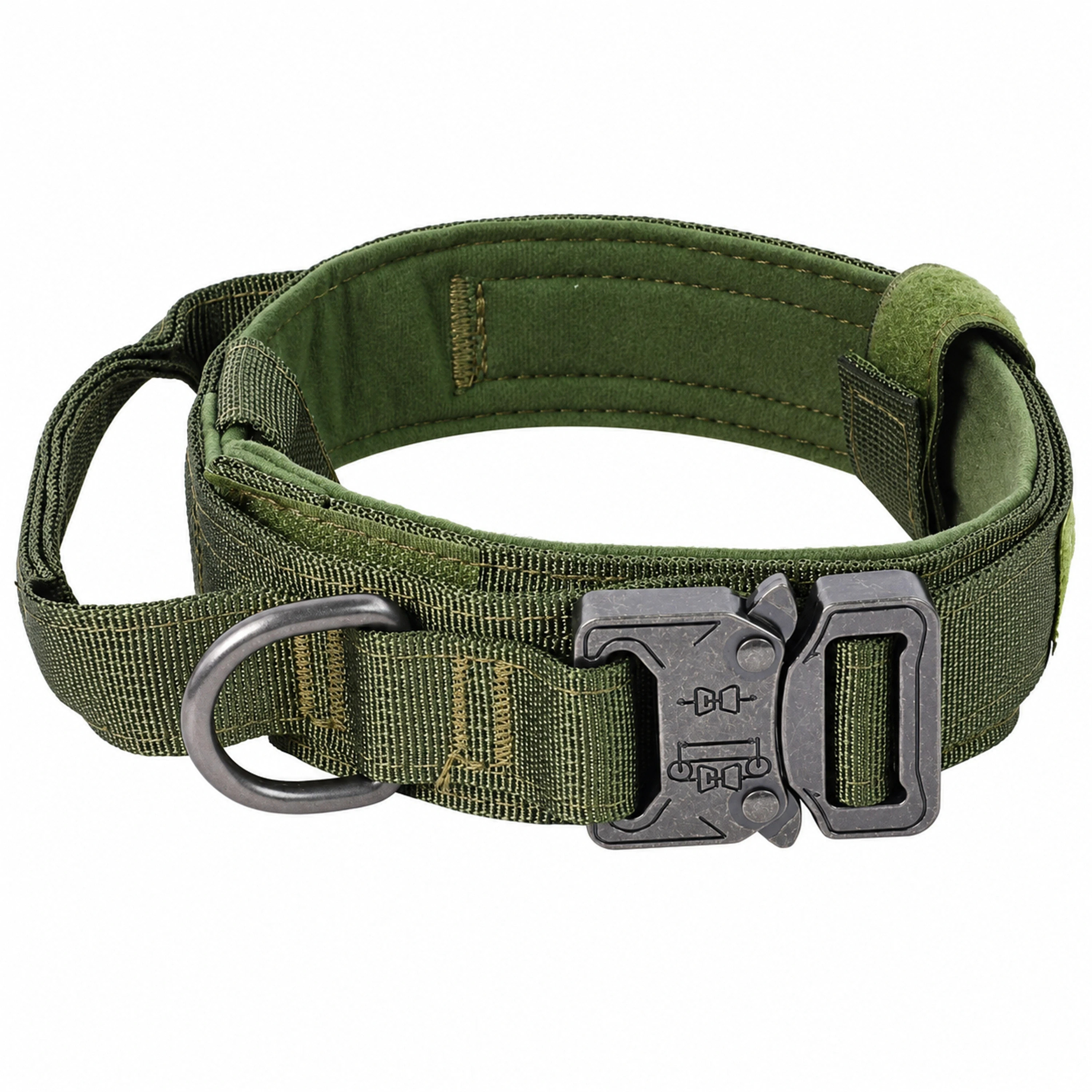 Collar para mascotas 35x35x25cm de nylon color camuflaje talla M
