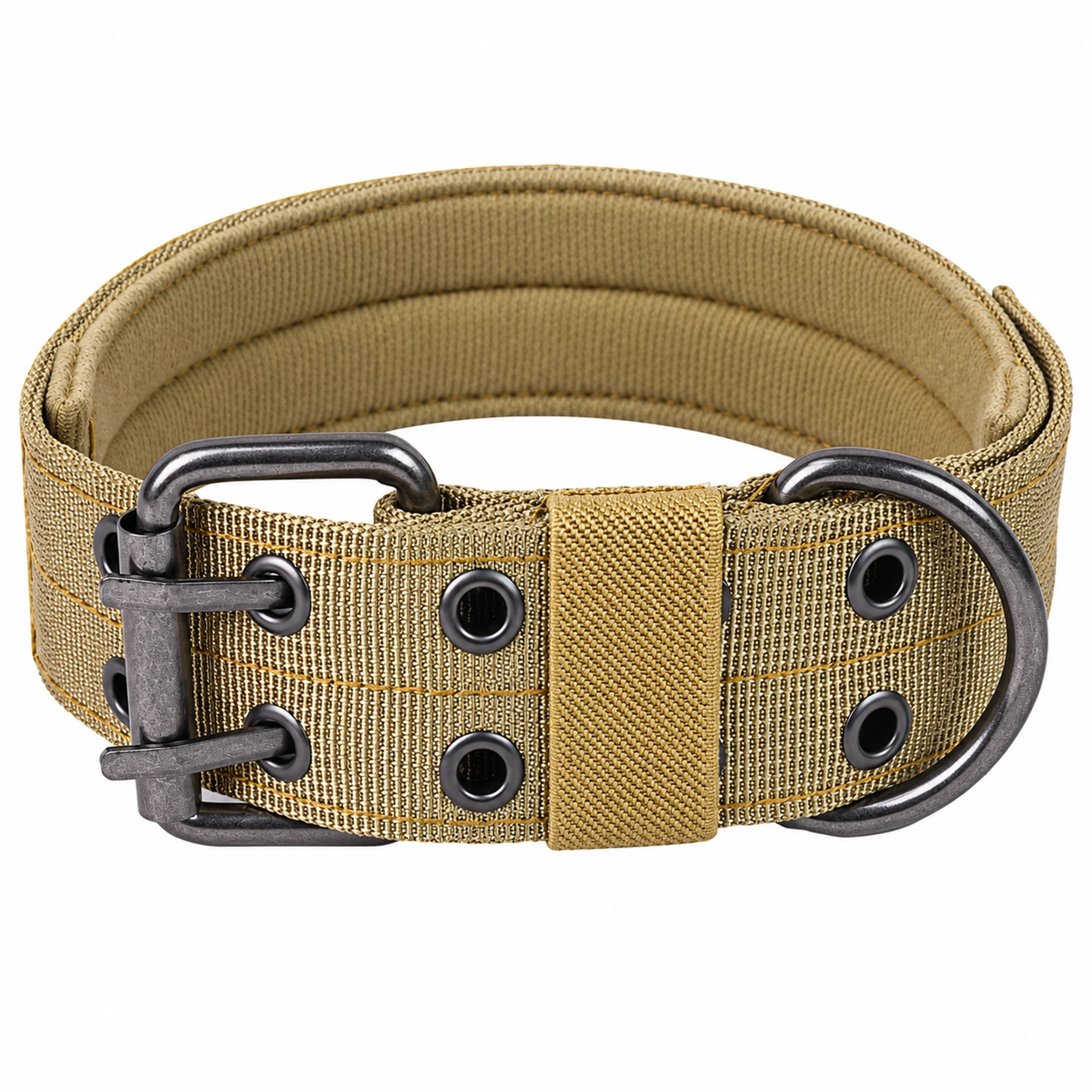 Collar para mascotas 35x35x25cm de nylon color camuflaje talla M