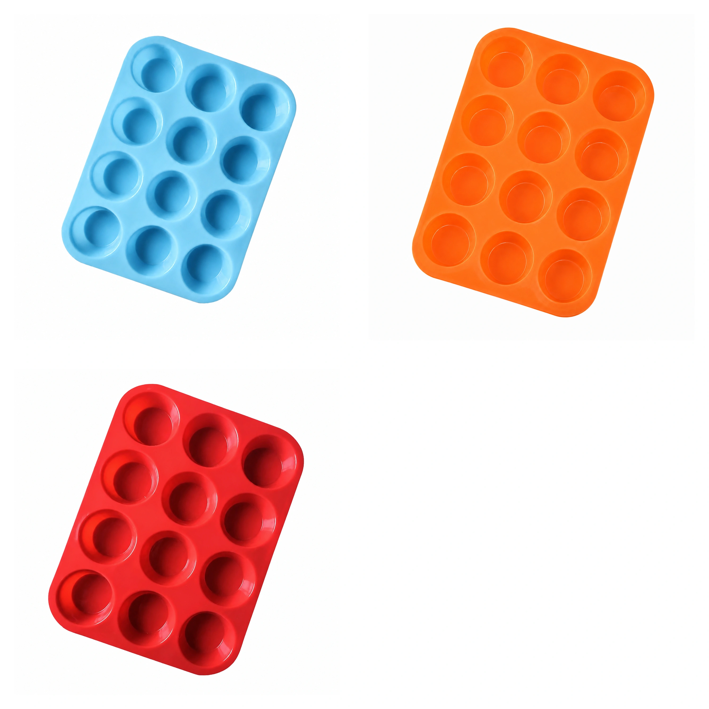 Molde de Silicona para Cupcakes 29.5 × 22 × 3.1 cm de Silicona para Hornear image 5