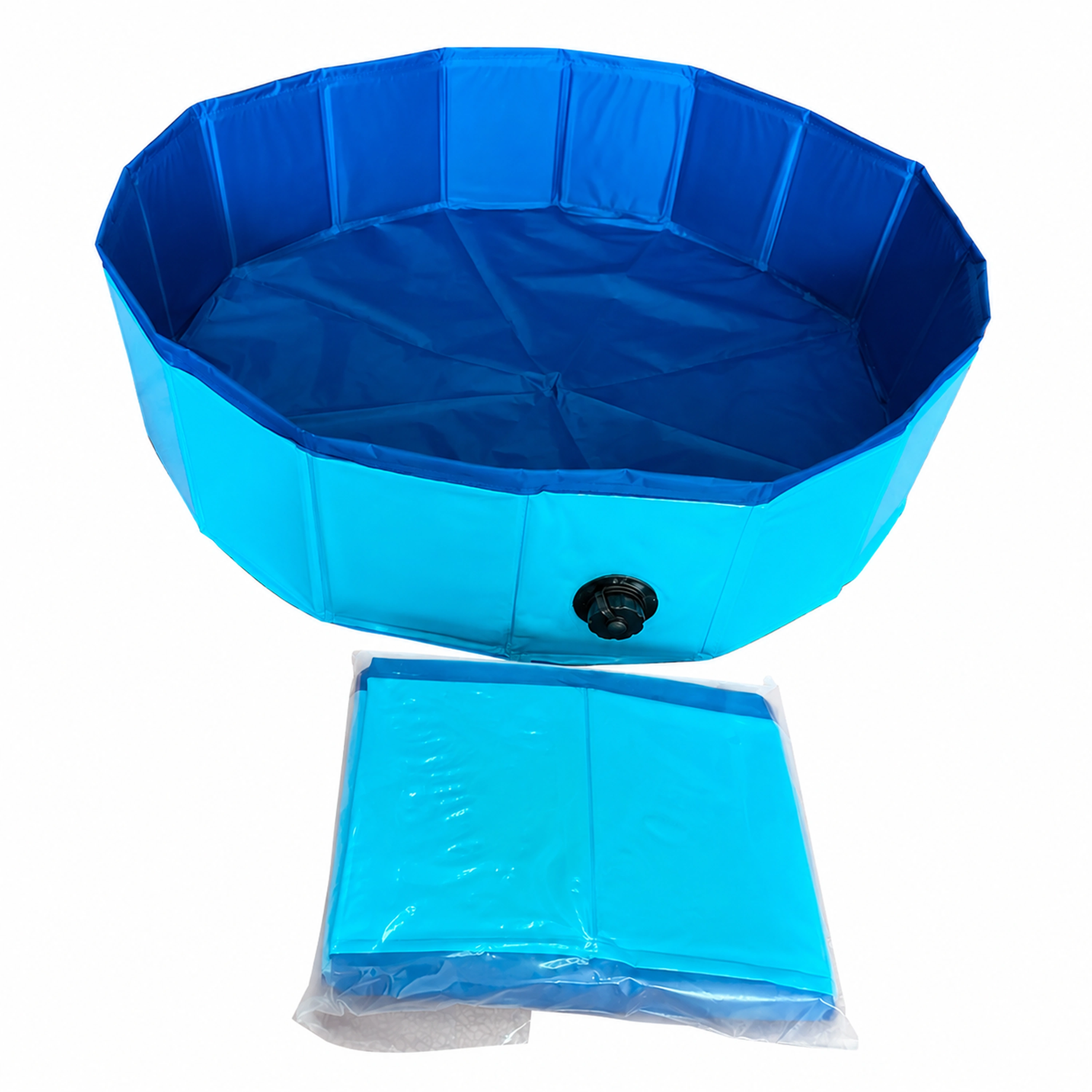 Tina de Baño para Mascotas 80×30cm Lona Oxford Plegable