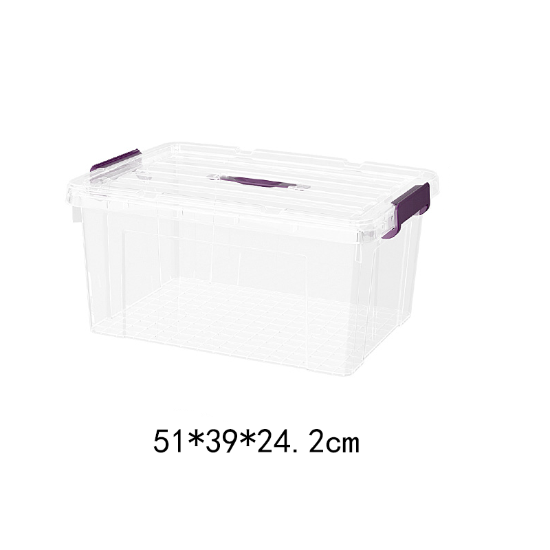 Caja de Almacenamiento Multitamaño PP con Tapa Transparente