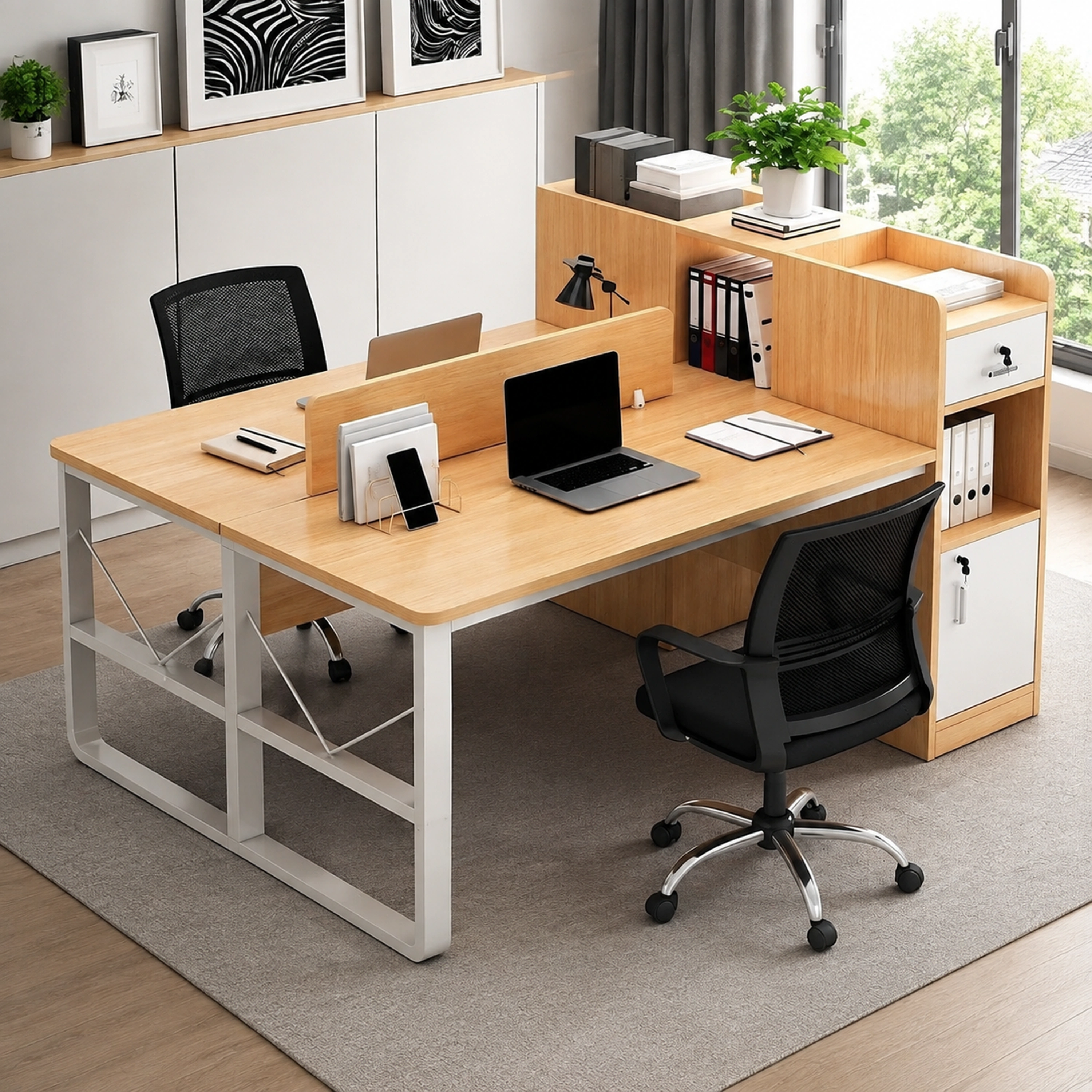 Silla de Oficina 62×59×102cm Poliéster
