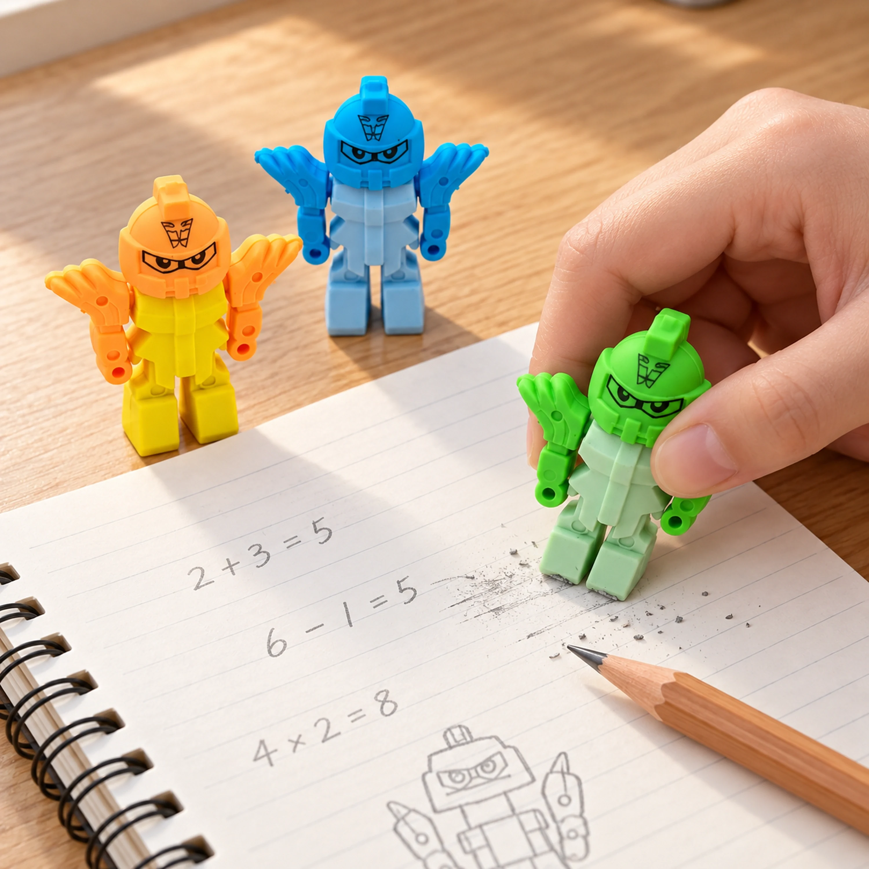 Borrador de Plástico para Escolares