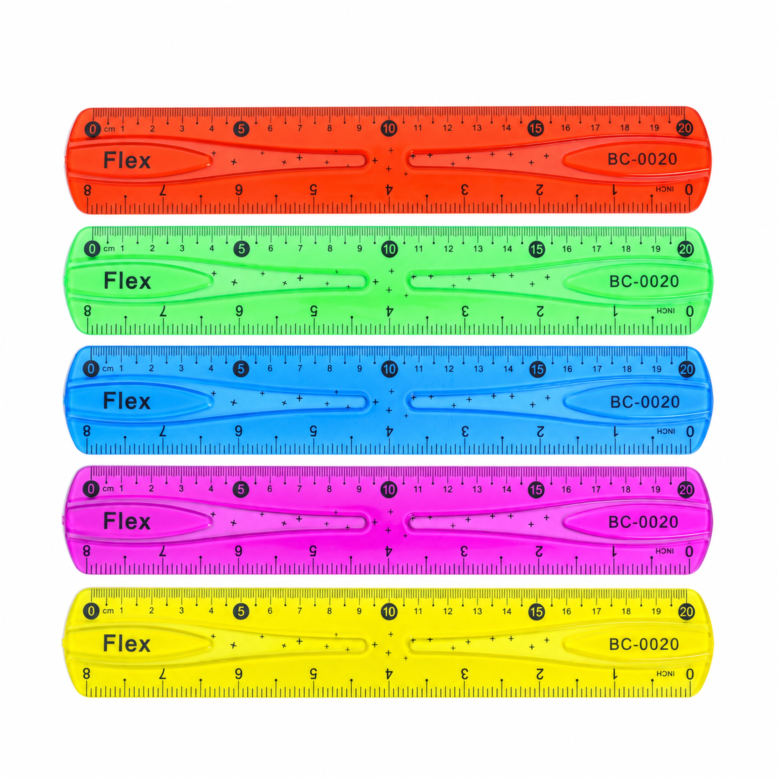 Cinta Métrica 20 cm de Plástico para Dibujo y Medición