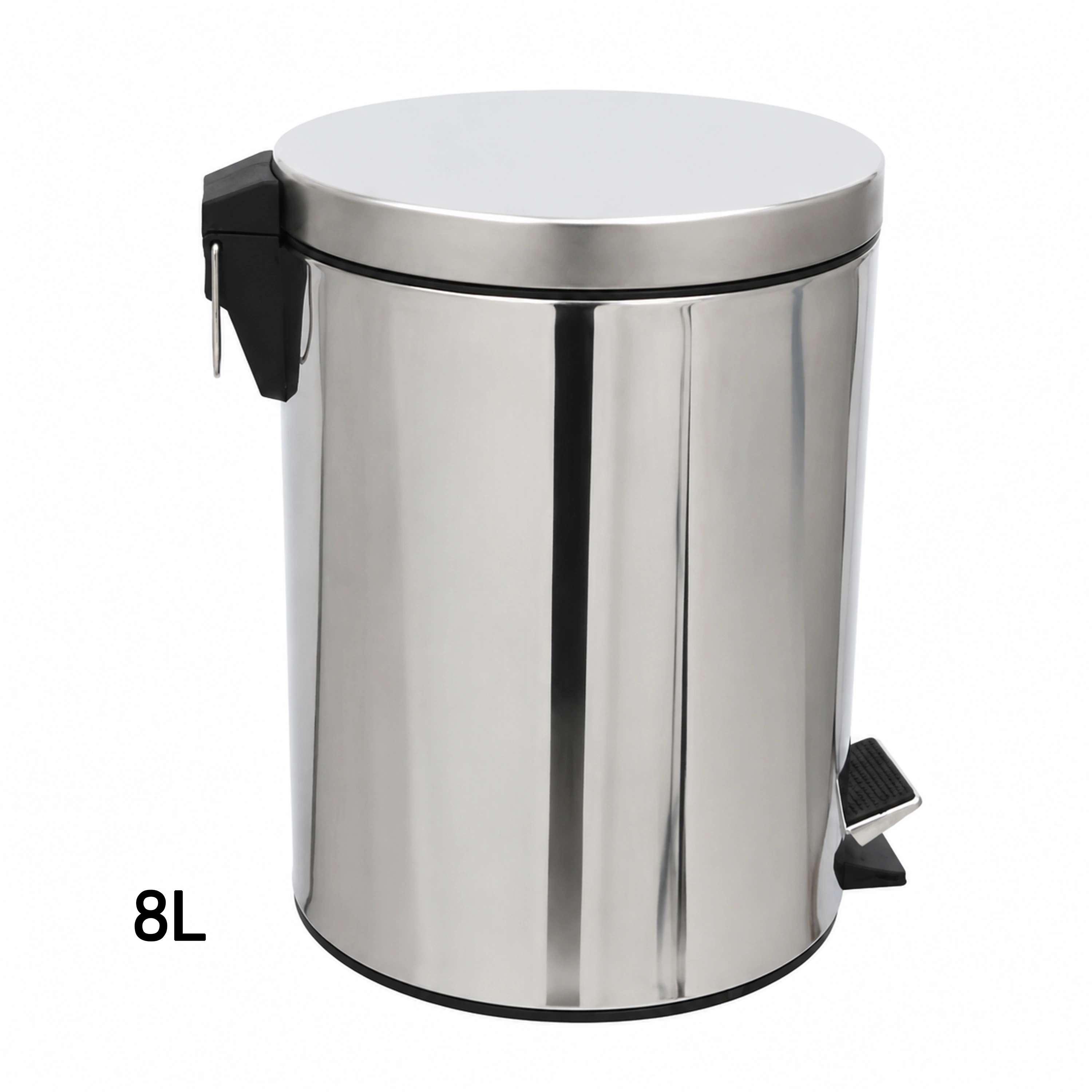 Bote de Basura Varias Capacidades Acero Inoxidable Silencioso De Cierre Suave Ignífugo