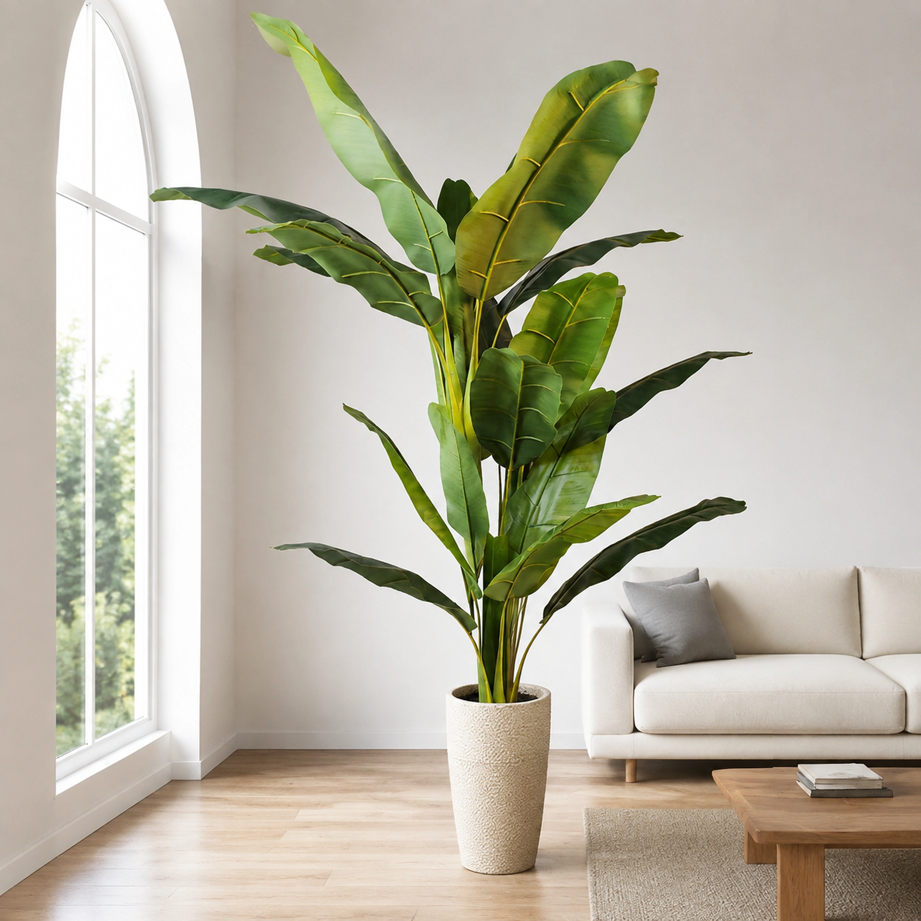 Planta de Banano 180cm Plástico 3 Tallos image 1