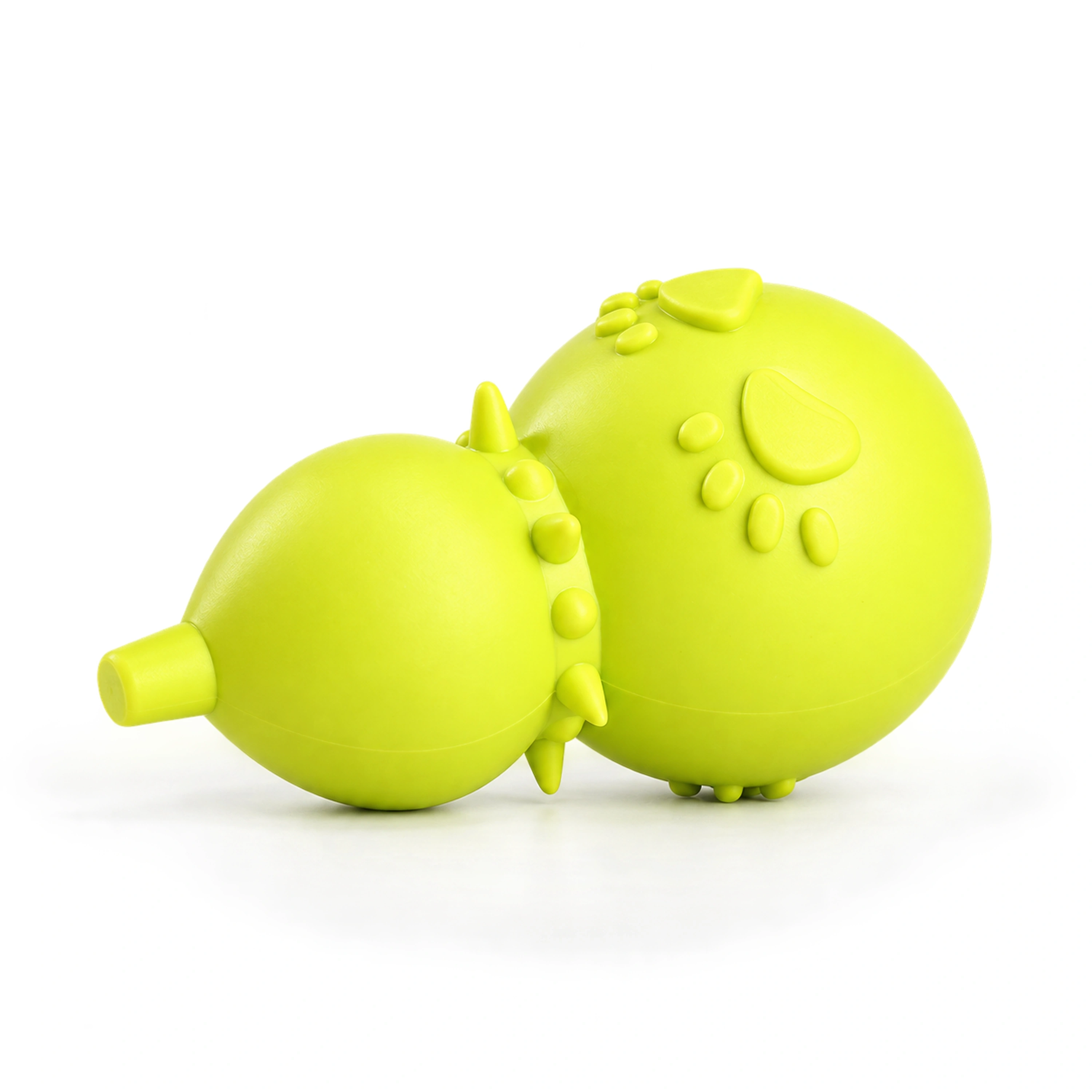 Pelota dispensadora de comida en forma de calabaza para mascotas 12.5cm de vinilo