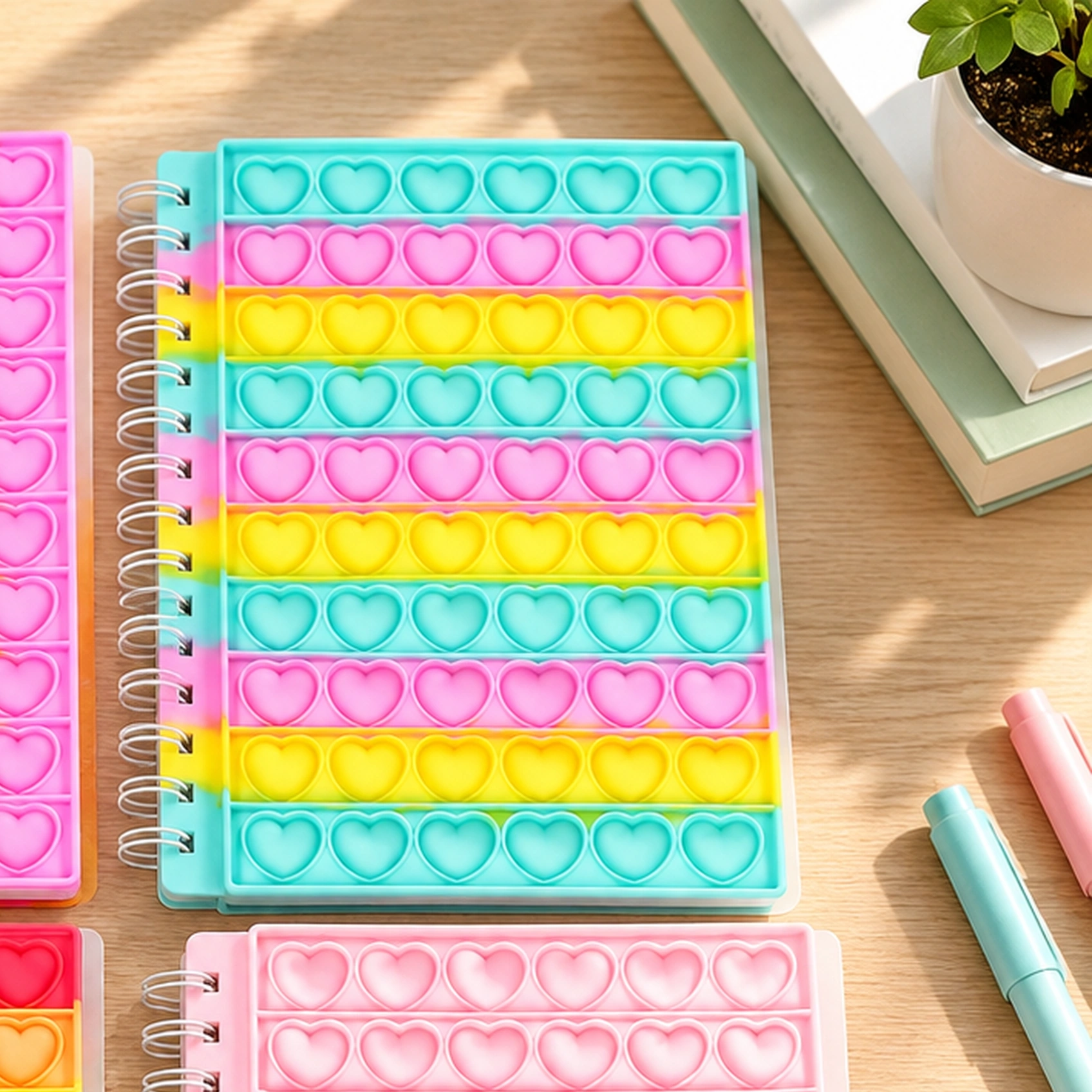 Cuaderno A5 80 Hojas de Silicona y Papel para Oficina y Estudio
