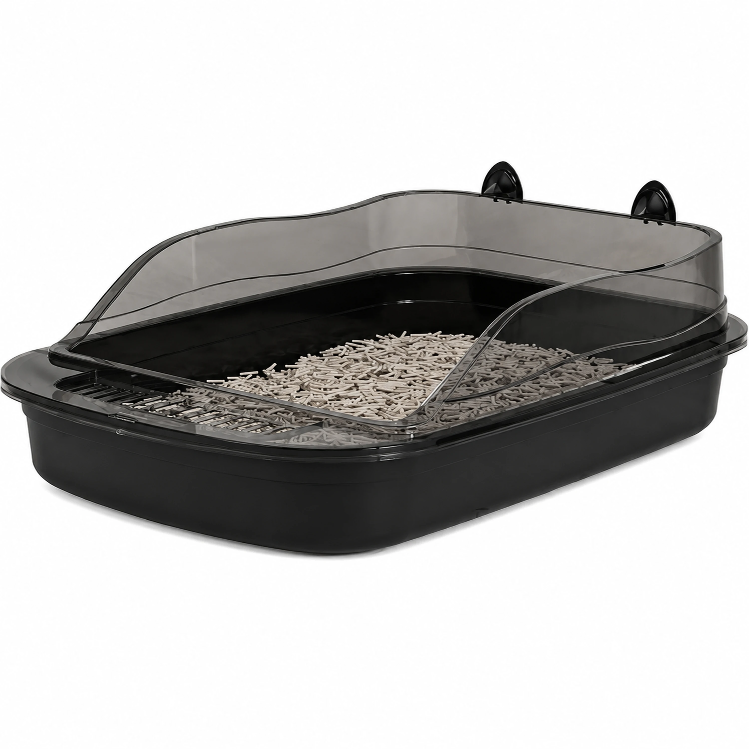 Caja de Arena para Gatos 50×34×18cm Plástico