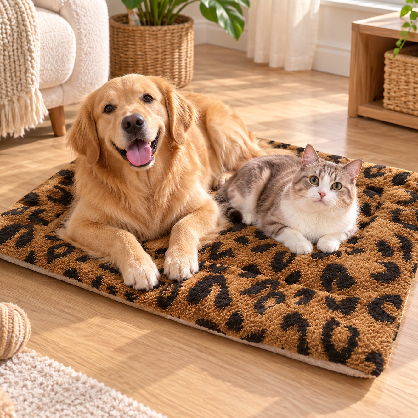 Cama para Perro 62*45*8cm/78*60*8cm/92*75*8cm Algodón image 1