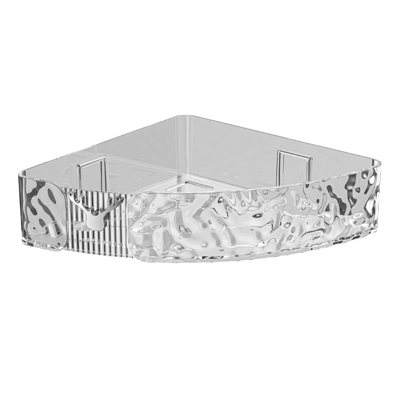 Caja de Almacenamiento 30*21*6cm Plástico sin Perforación de Pared Transparente