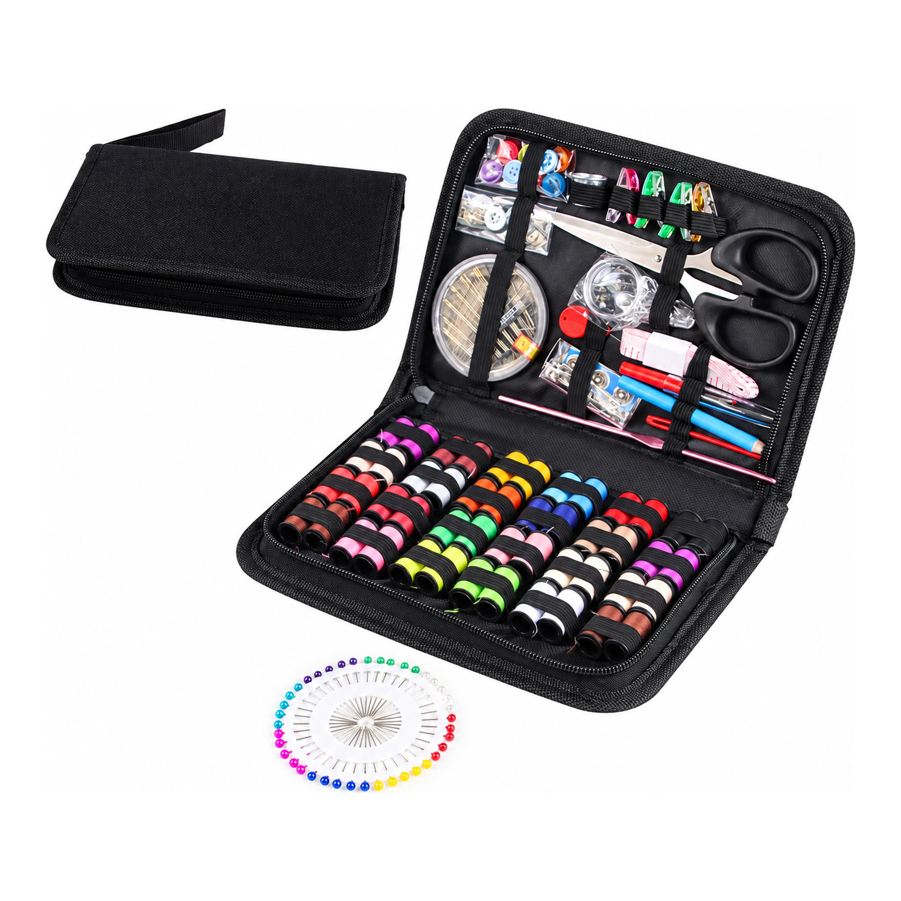 Kit de Costura Tela+Acero Inoxidable+Plástico