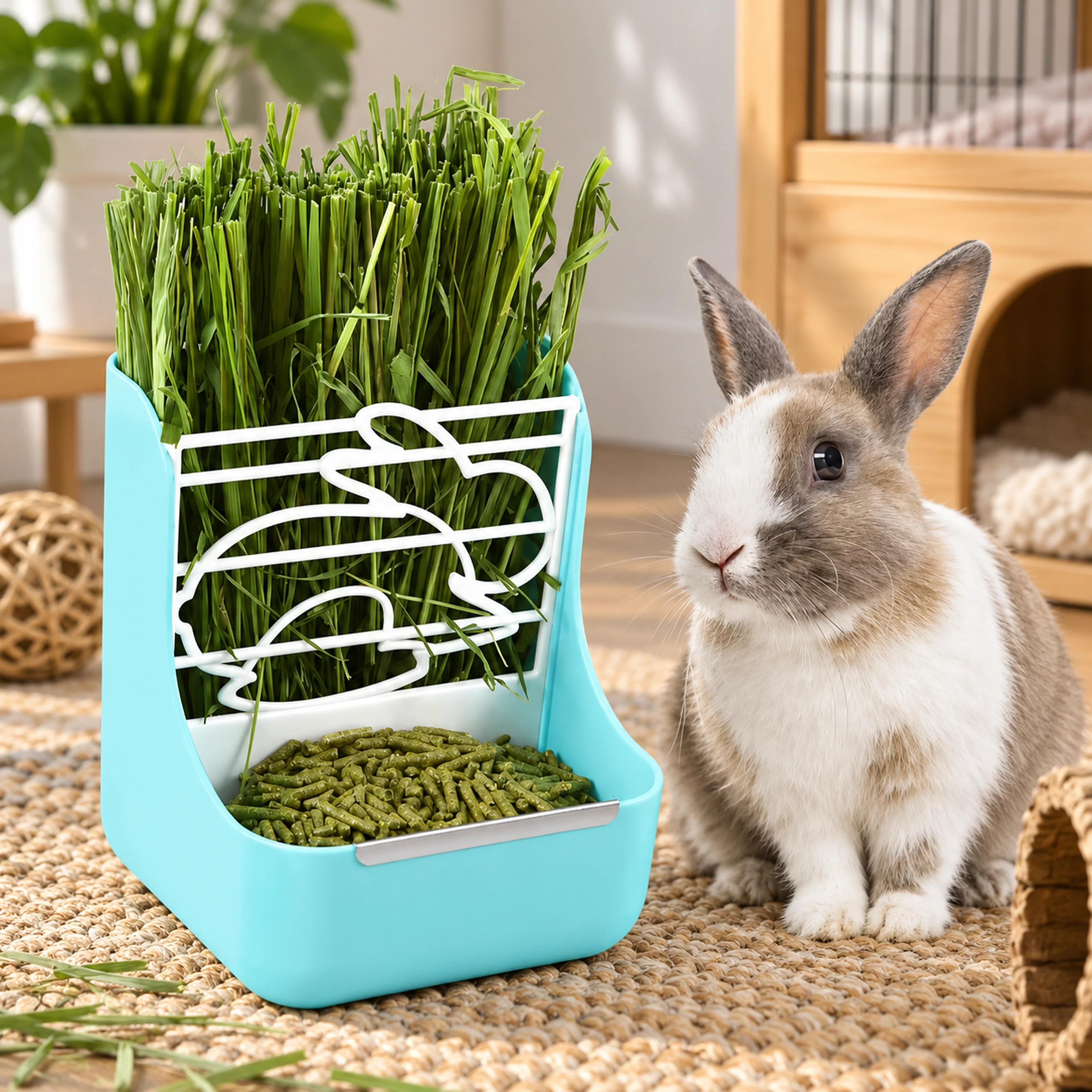 17.5*14.5*6.5cm Comedero Automático para Mascotas Plástico Surtido