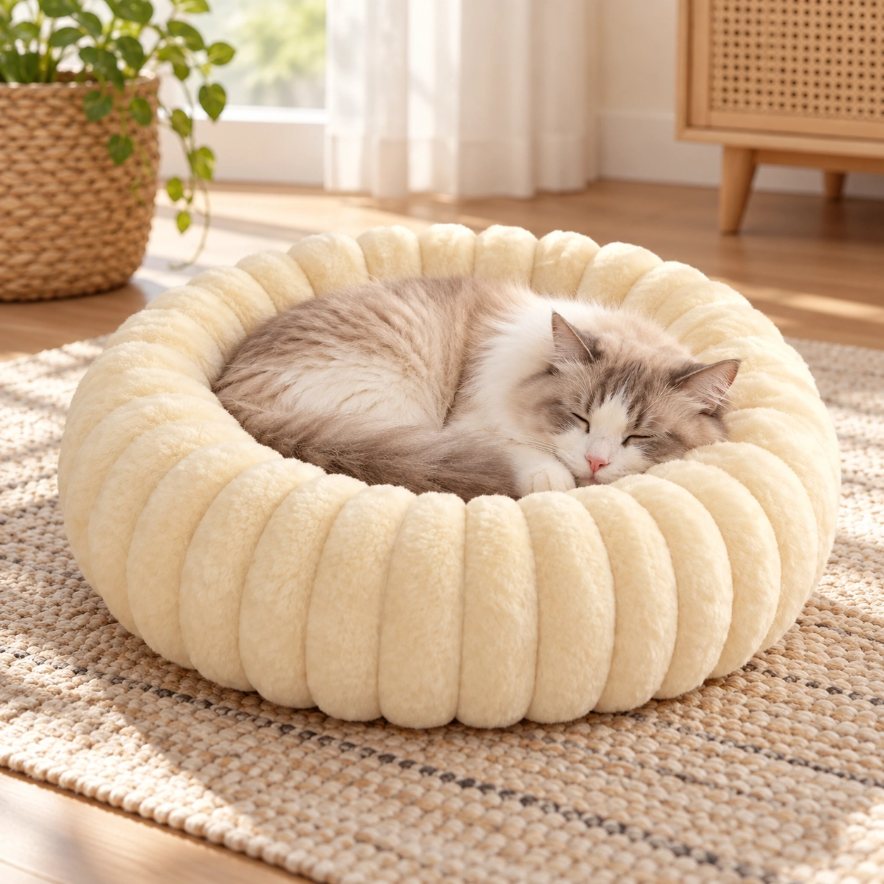 40*40*8cm para Perro Térmico Felpa Cama Peluche Surtido
