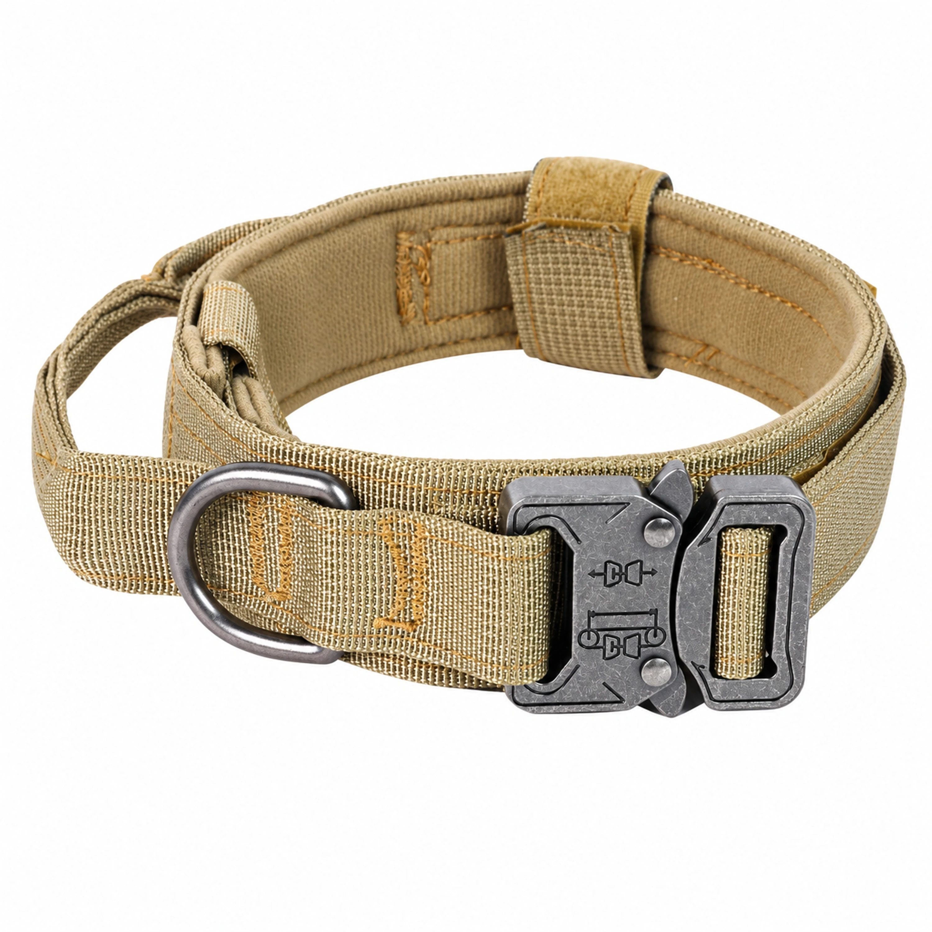 Collar para mascotas 35x35x25cm de nylon color camuflaje talla M