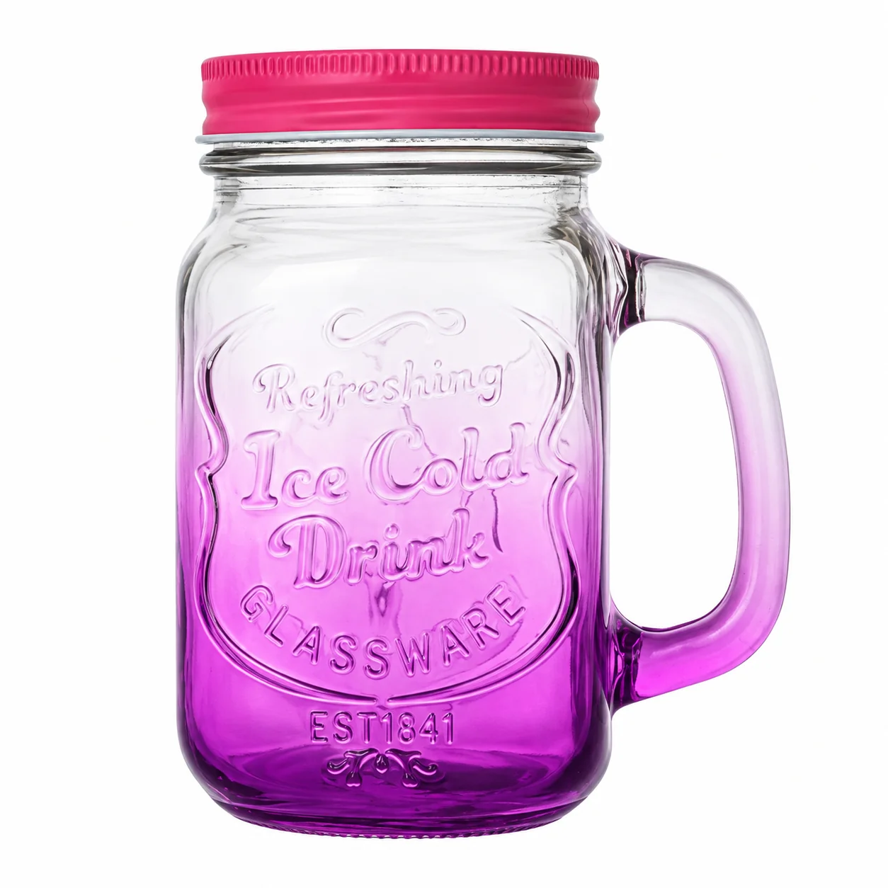 7.2*6.5*13.5cm Vaso de Vidrio Surtido 401-500ml