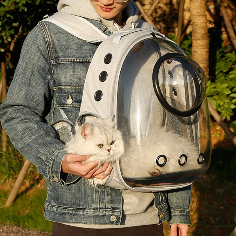 Mochila para Mascotas 35*41*28cm Plástico+Poliéster Surtido
