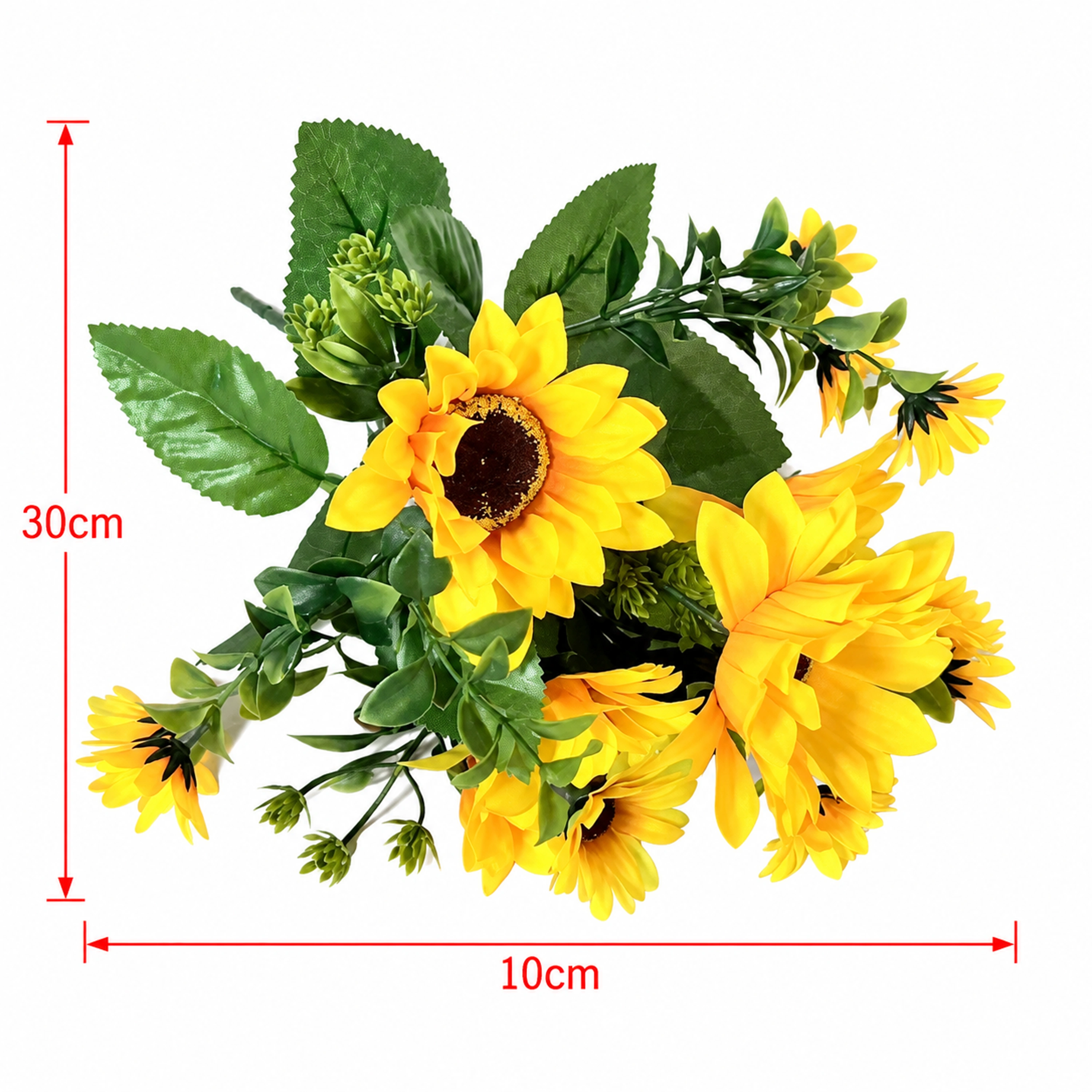 Girasol Artificial 30 CM de Plástico para Decoración
