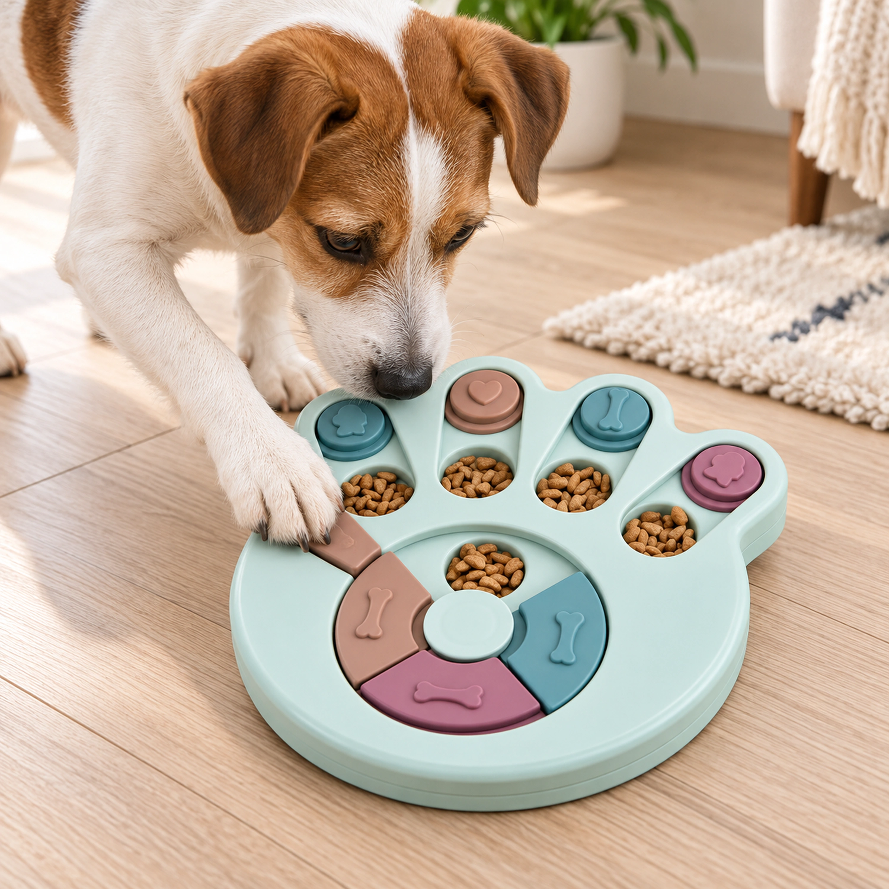 24*3/25*3cm Comedero Automático para Mascotas PP