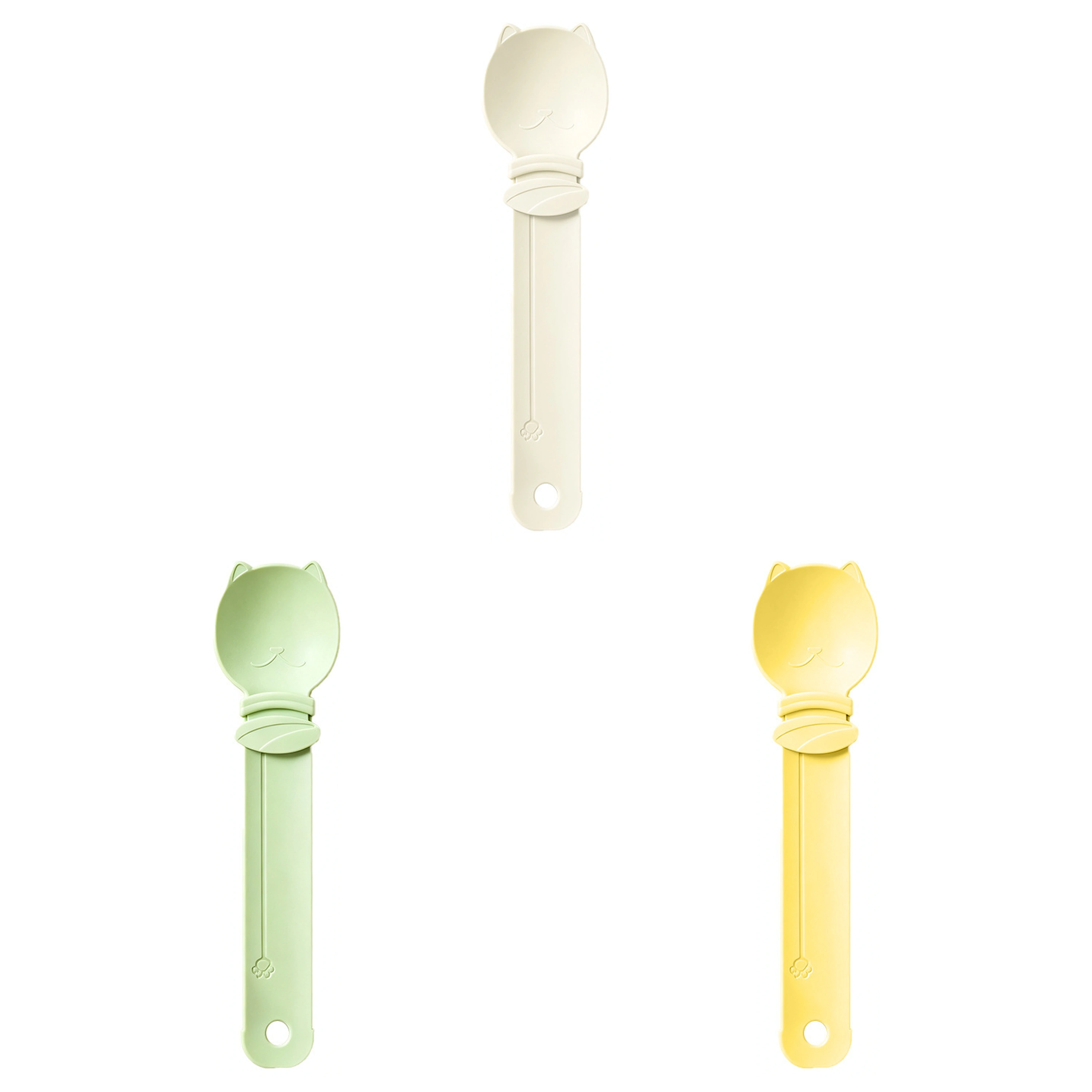 Cuchara para Pasta de Gato 6 × 8 CM de Silicona para Gatos