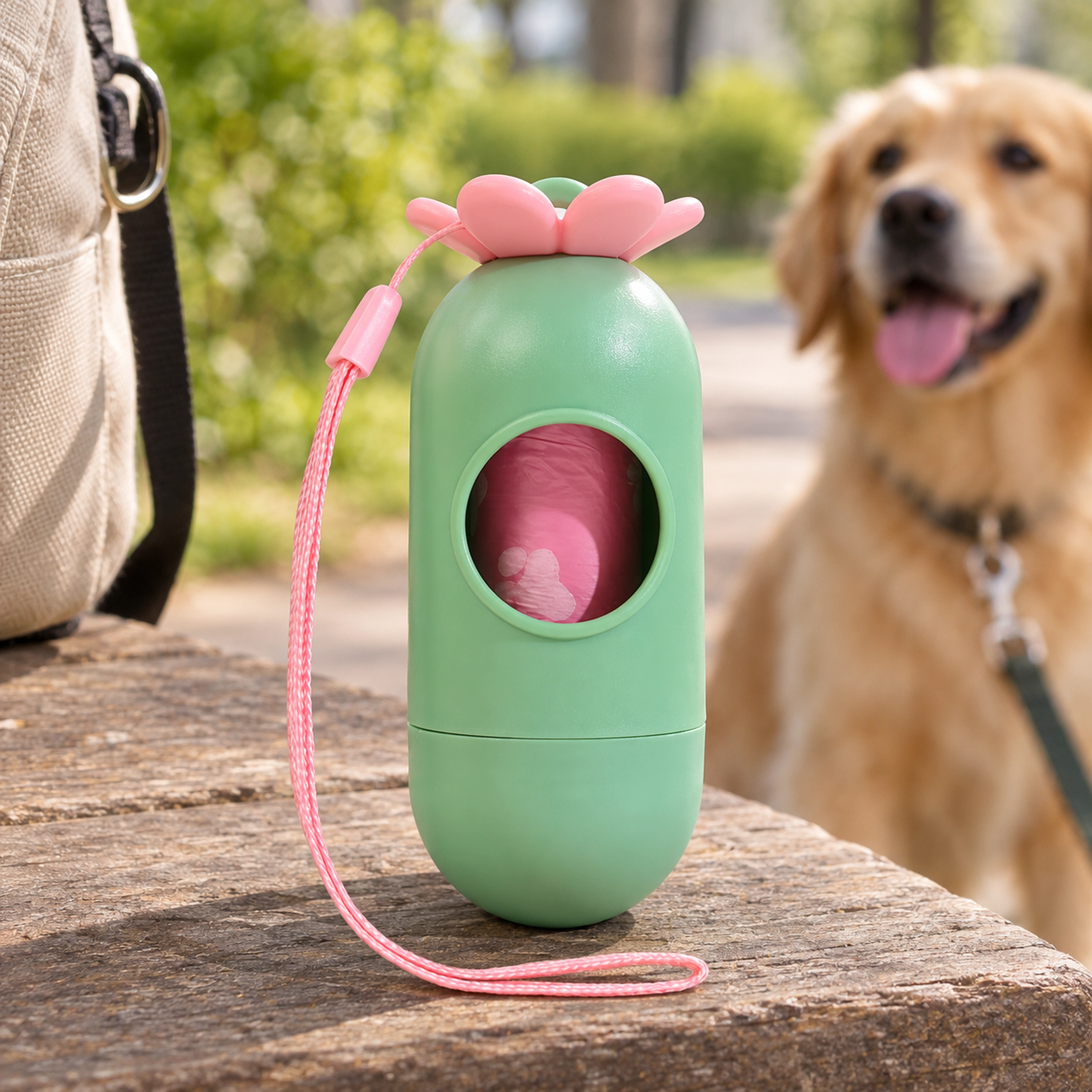 Recogedor de Excrementos de Perro 4 × 10 × 4 CM de Plástico para Pasear Perros