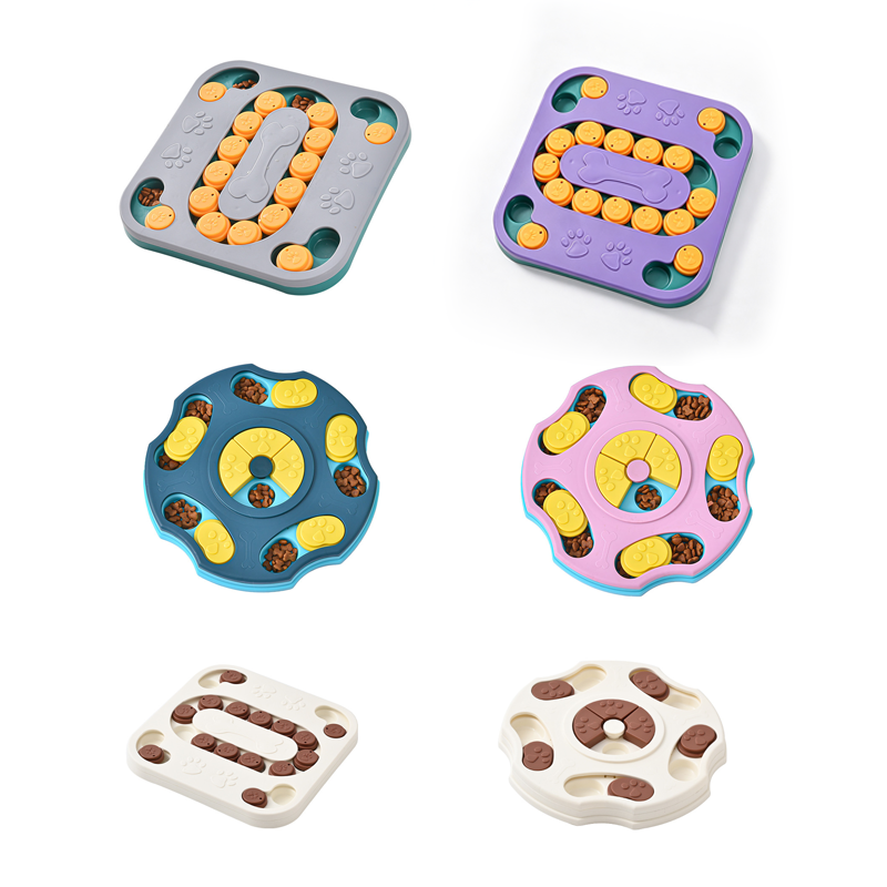 Tazón para Mascotas 24.7×24.7×2.6cm Varios Estilos Plástico Surtido