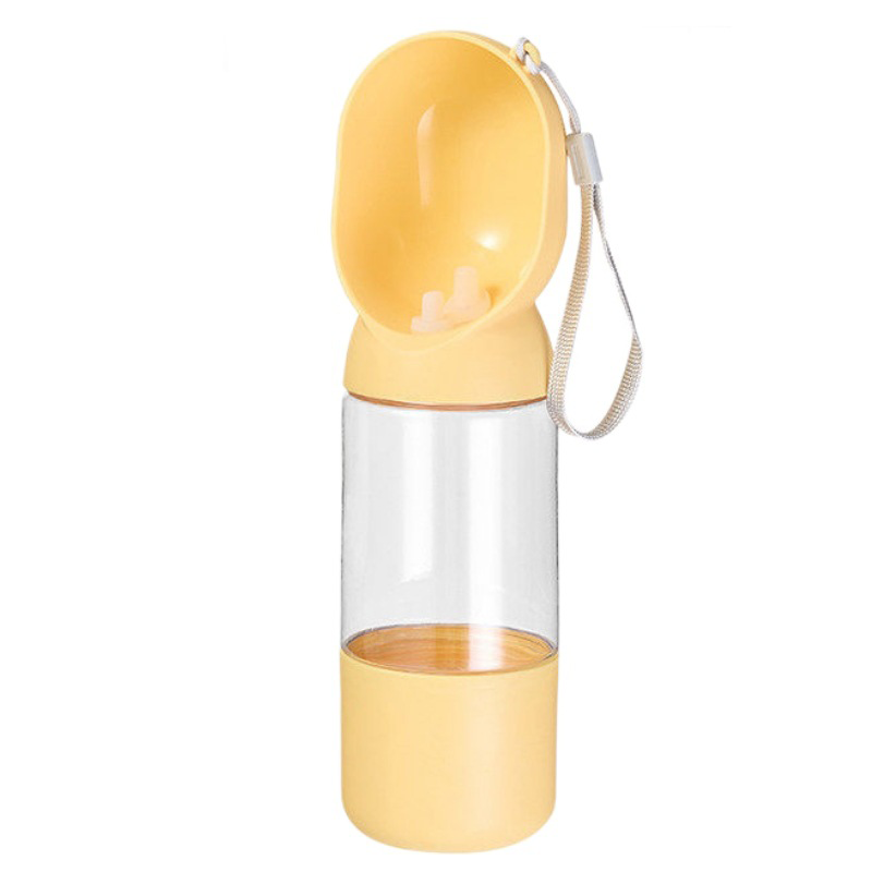 7*27cm para Perro Botella de Agua Plástico Amarillo image 2
