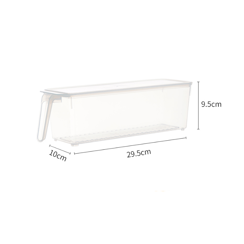 Caja de Almacenamiento Multitamaño PP Hermético Transparente