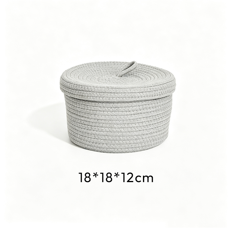 Cesta de Almacenamiento Multitamaño Algodón Surtido image 3