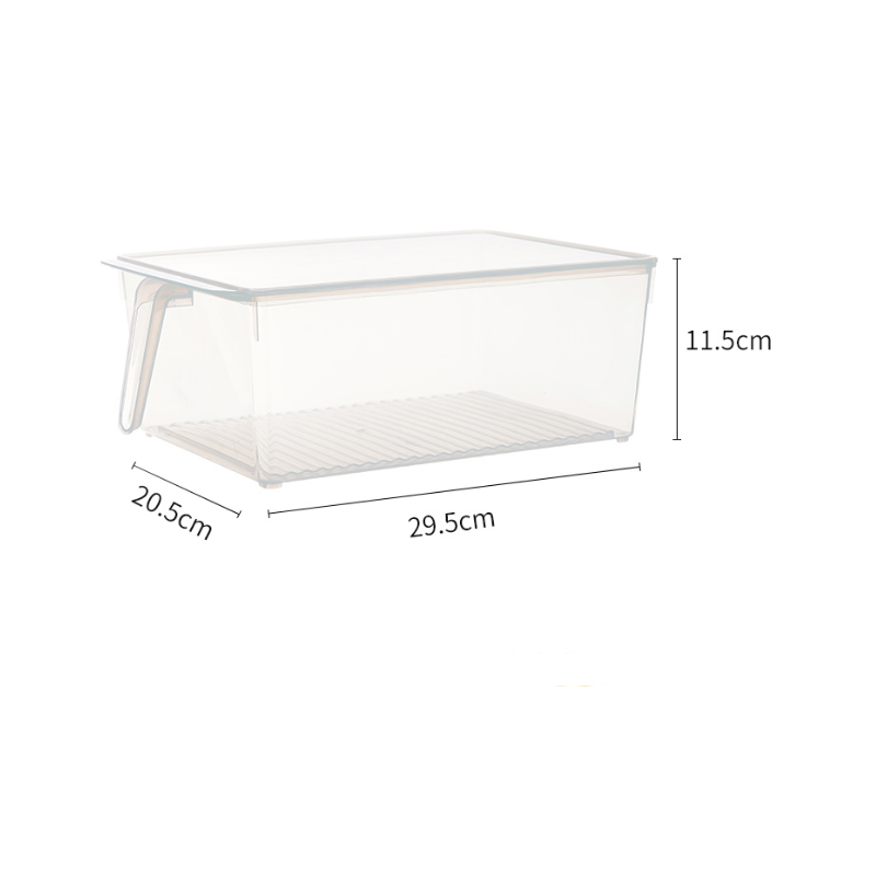 Caja de Almacenamiento Multitamaño PP Hermético Transparente