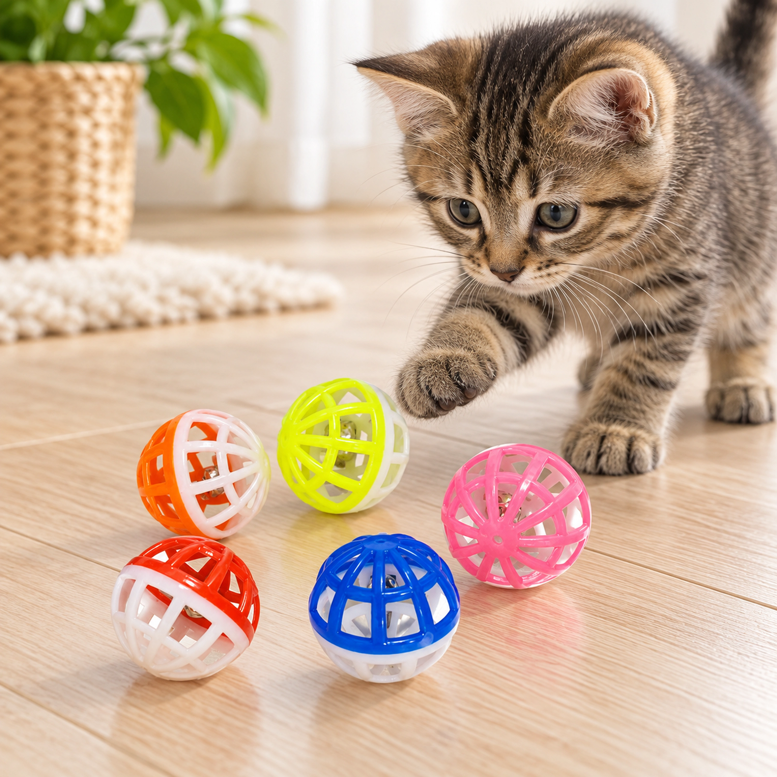 3.8cm Pelota para Mascotas Plástico Surtido image 1