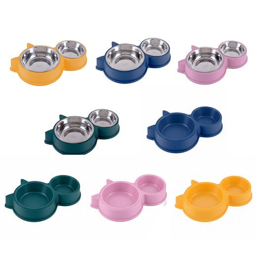 30*5cm para Gato Cuenco Antivuelco PP Acero Inoxidable Surtido image 2