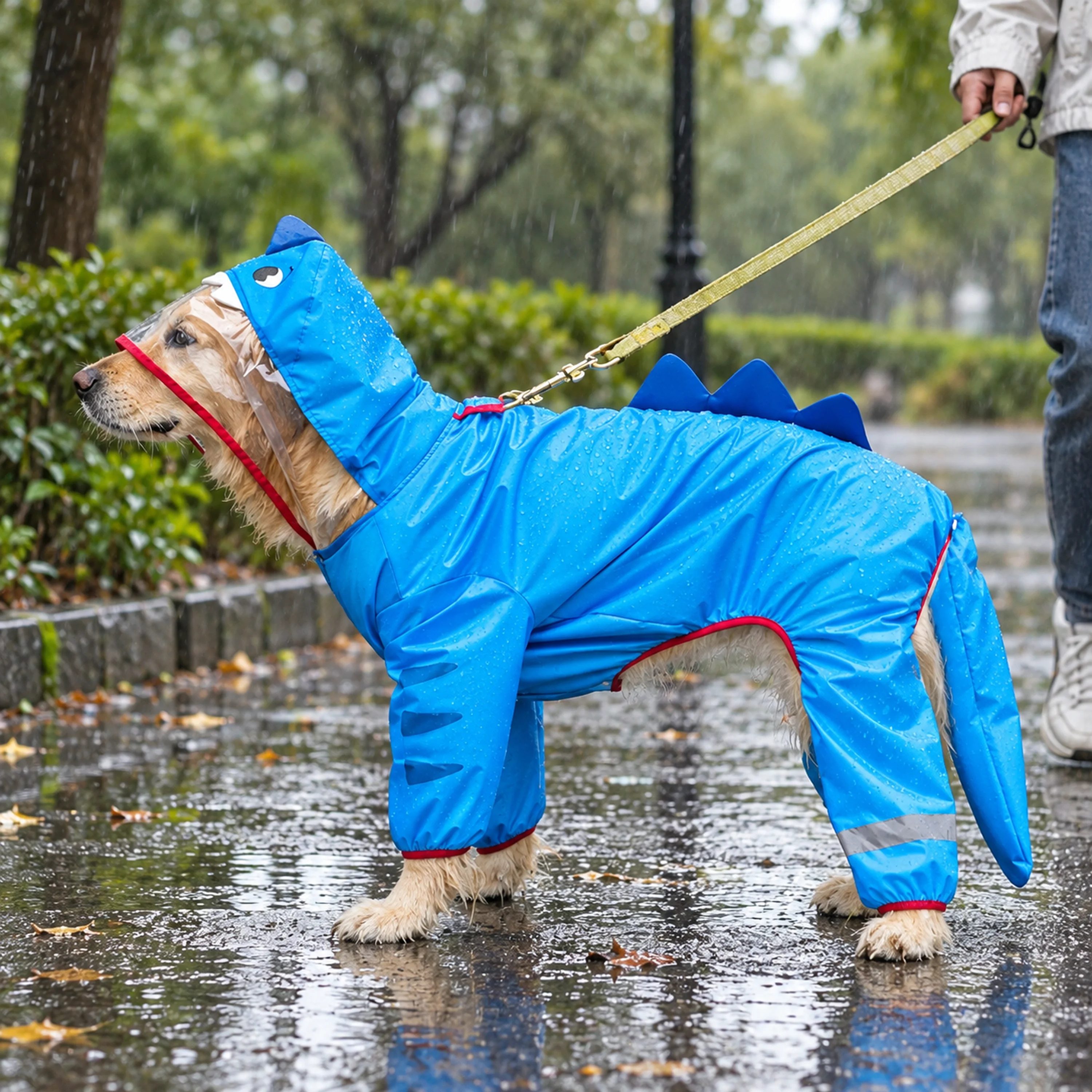 Impermeable para Perros Varias Medidas de Tela Tejida para Mascotas image 1