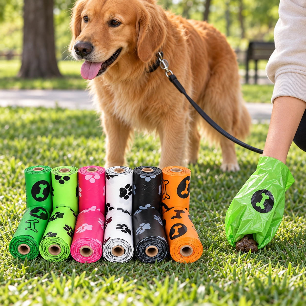 11*5.5*6.5cm para Perro Bolsa de Excrementos Plástico Surtido image 1