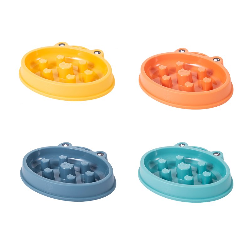 26*21.5*4cm para Perro Anti-vuelco Lento Comedero Antiengasgos PP Surtido