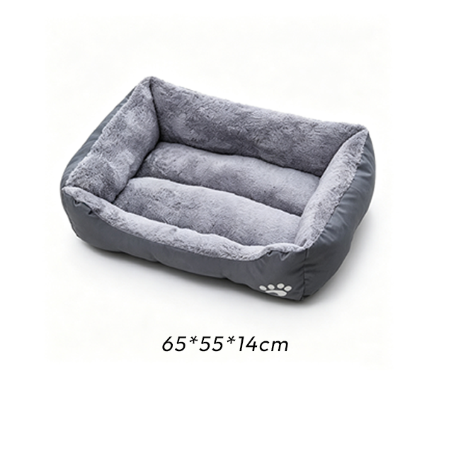 Cama para Perro 45*38*12cm/55*40*13cm/65*55*14cm Algodón image 5