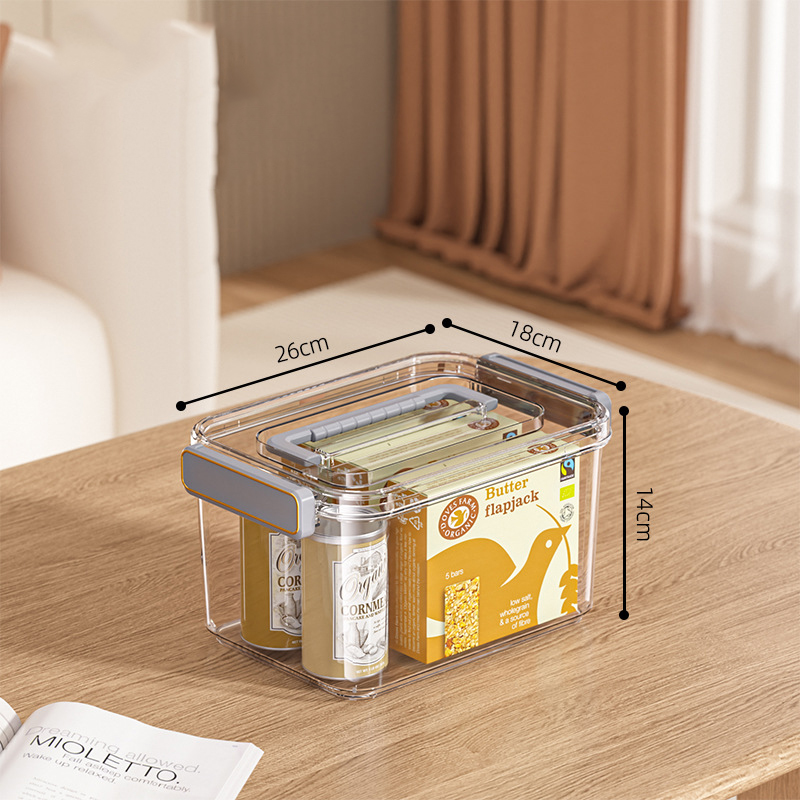 Caja Organizadora 26*18*14cm de Plástico Transparente