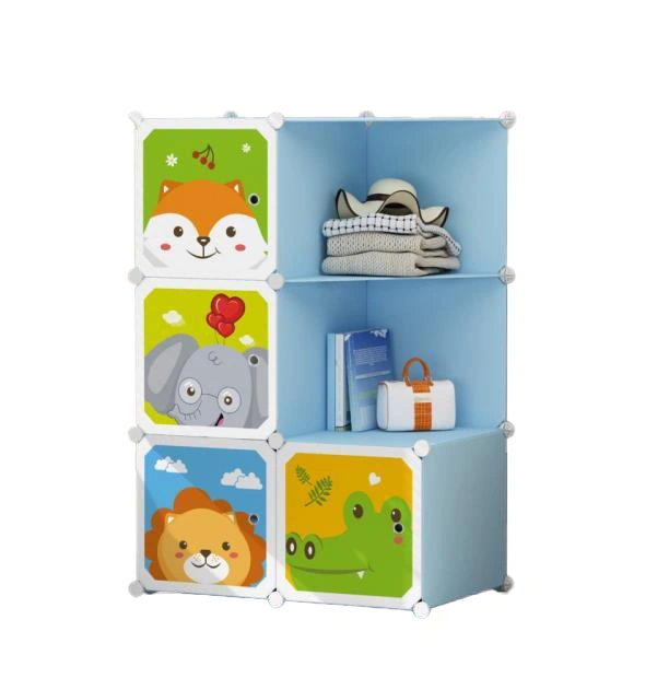 Estante Organizador de PP y Hierro 74 × 37 × 110 cm de PP para Objetos Varios