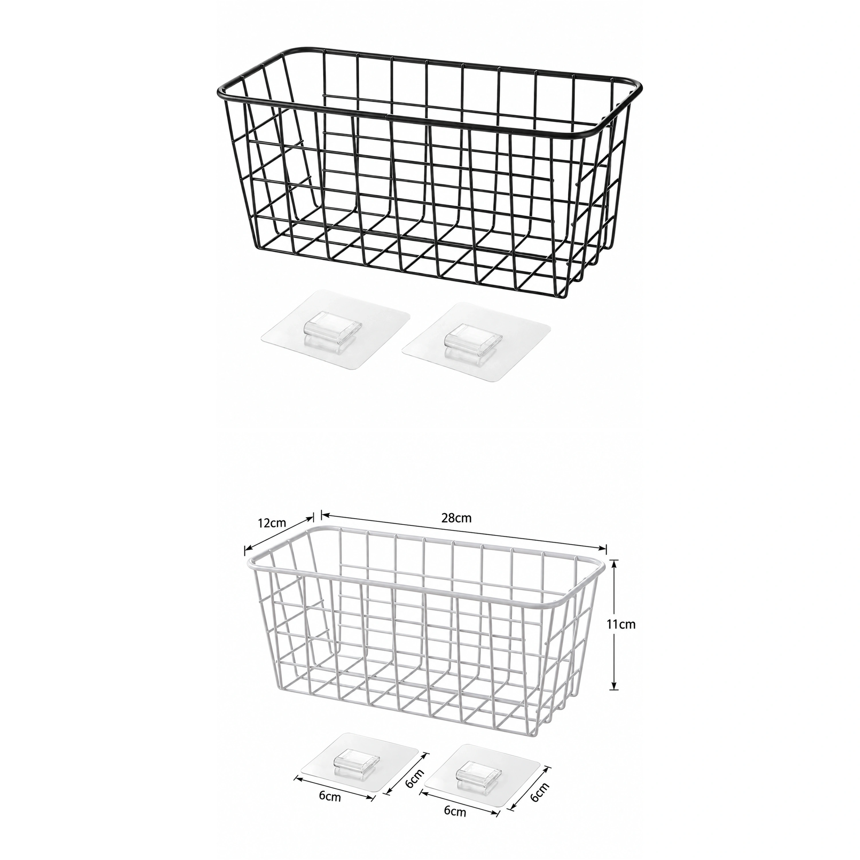 Cesta Colgante de Hierro para Cocina, 29 × 12 × 12 cm image 2