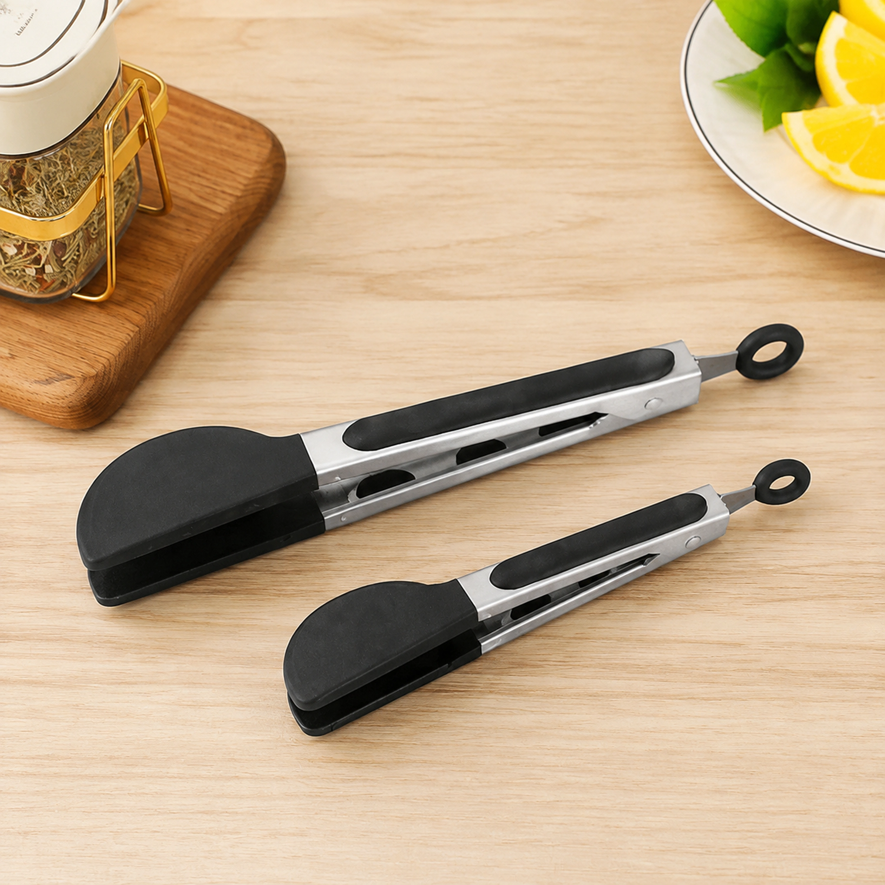 Pinza Semicircular Varias Medidas de Metal y Silicona