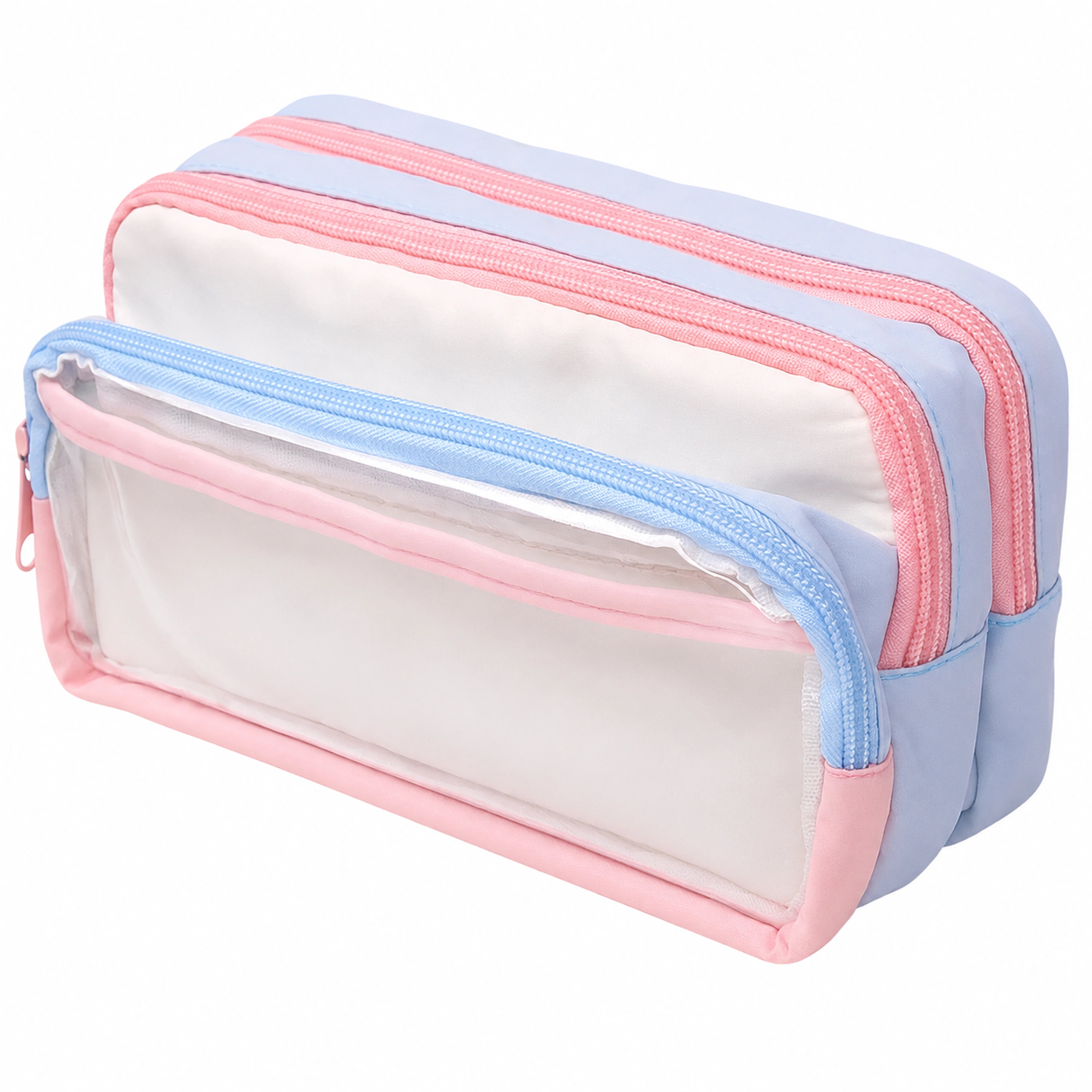 Estuche 22×6×11.8cm Lona Oxford Doble Capa Rosa image 2