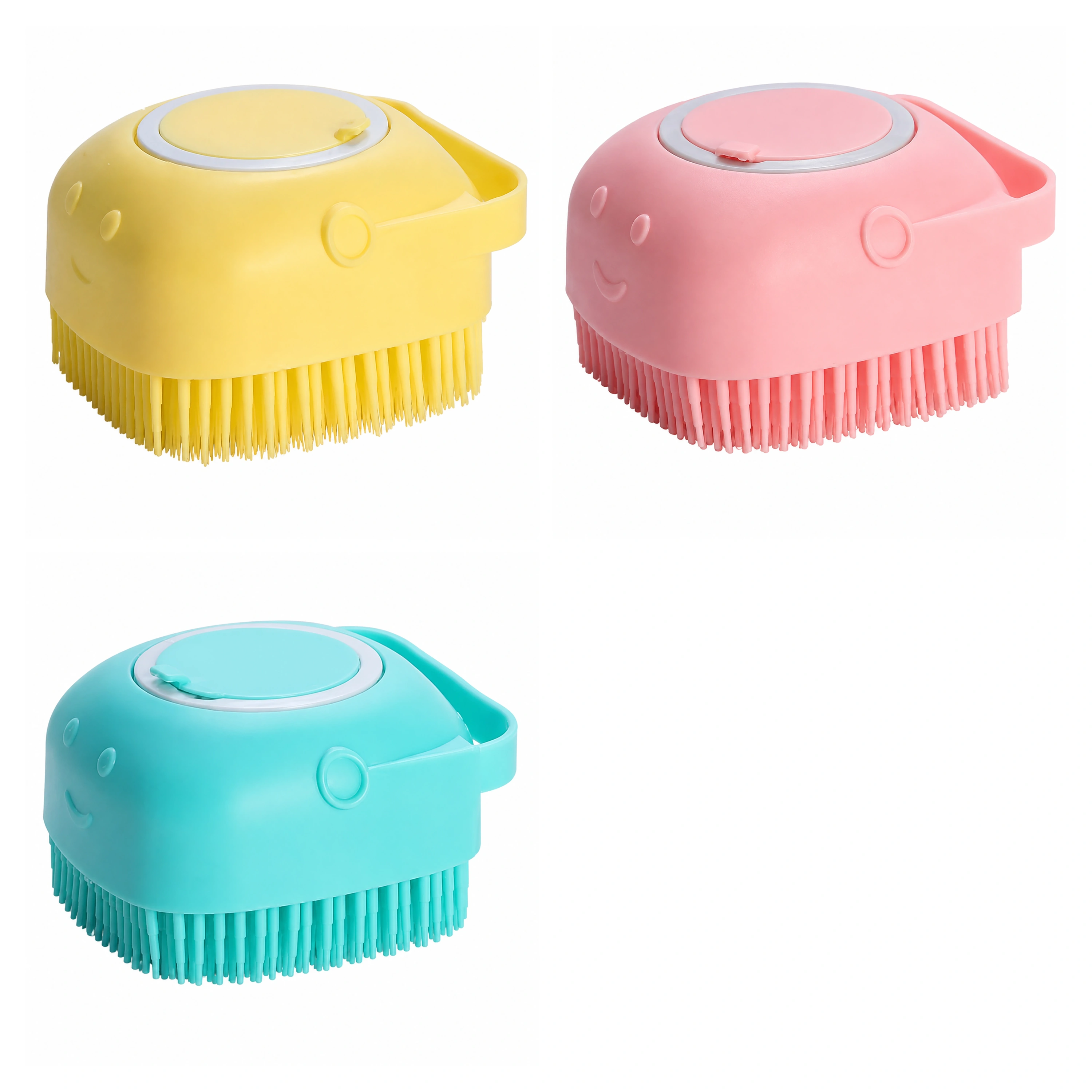Cepillo de Baño para Mascotas 8.5×7.9×5.5cm Silicona image 2